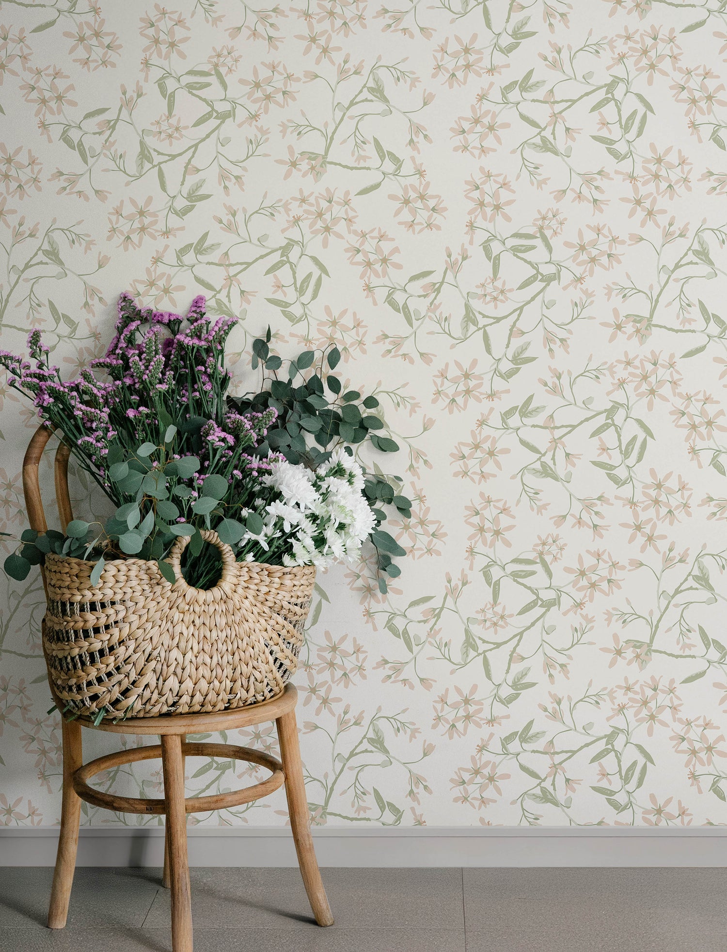 Paradis wallpaper in blush color - pattern number 4201-20111 - by A Street Prints in the Savanna collection