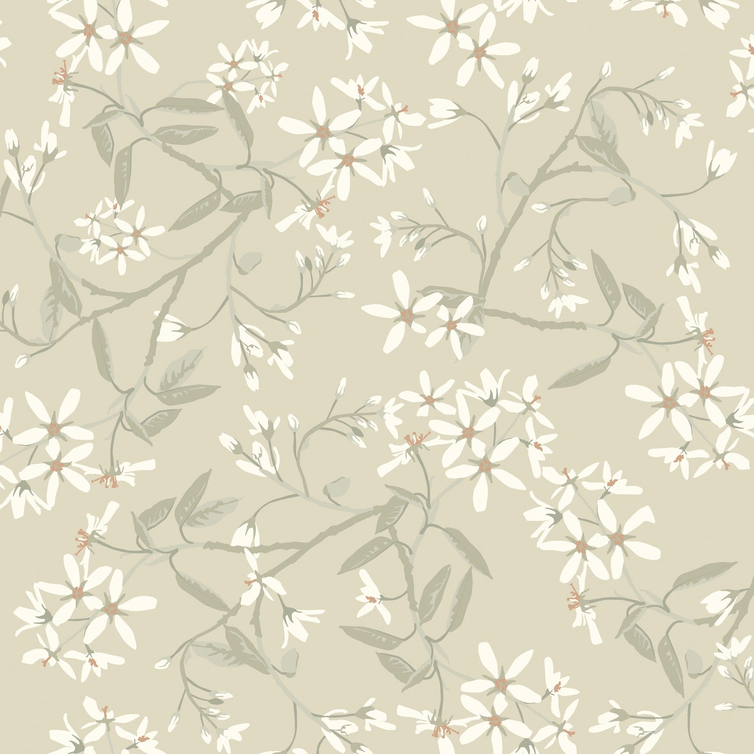 Paradis wallpaper in beige color - pattern number 4201-20112 - by A Street Prints in the Savanna collection