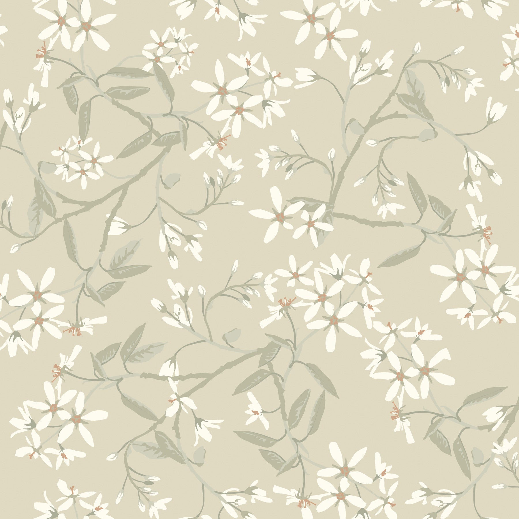 Paradis wallpaper in beige color - pattern number 4201-20112 - by A Street Prints in the Savanna collection