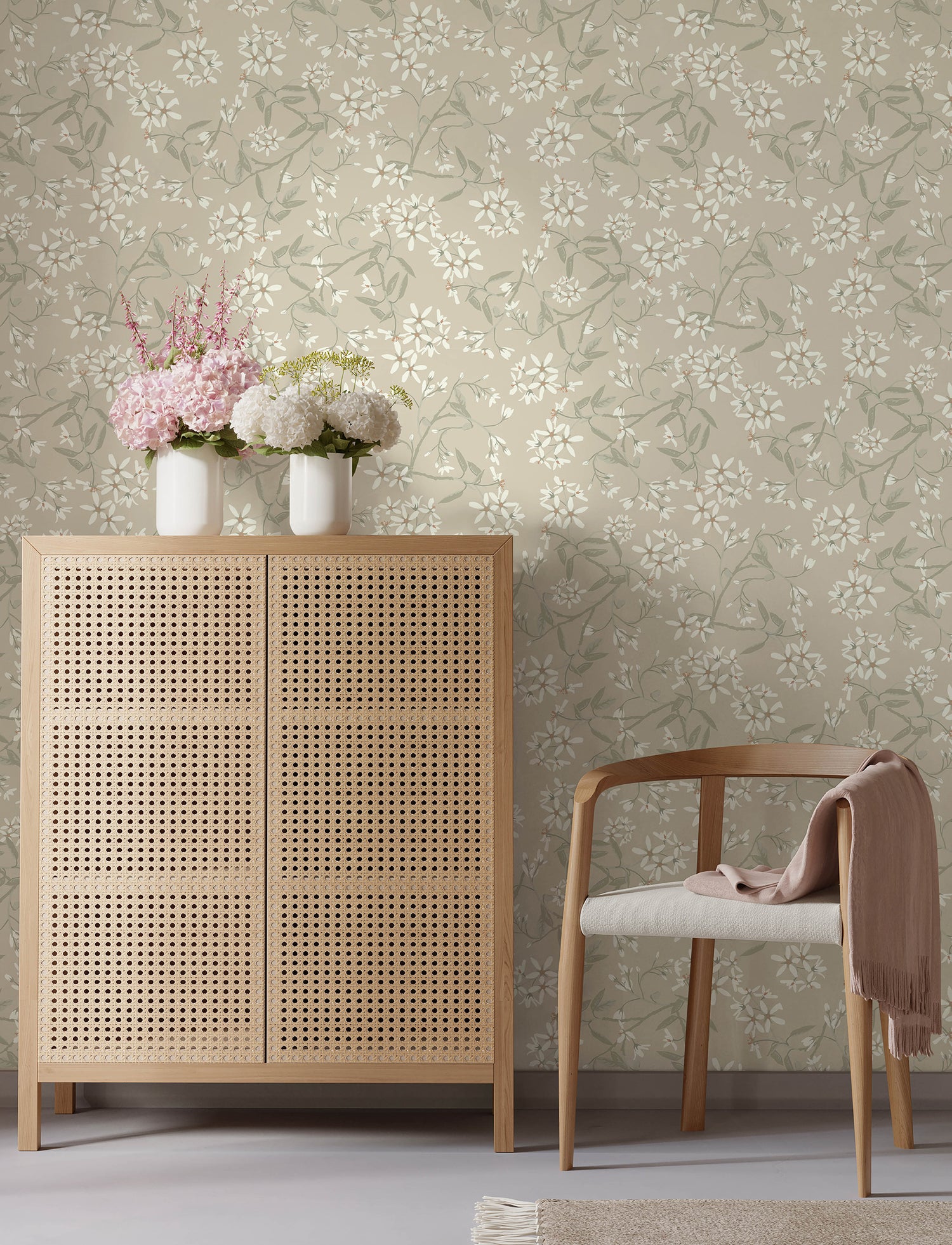 Paradis wallpaper in beige color - pattern number 4201-20112 - by A Street Prints in the Savanna collection