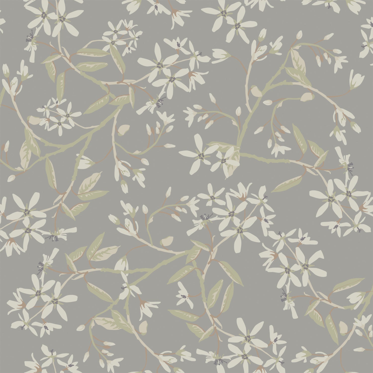Paradis wallpaper in slate color - pattern number 4201-20114 - by A Street Prints in the Savanna collection