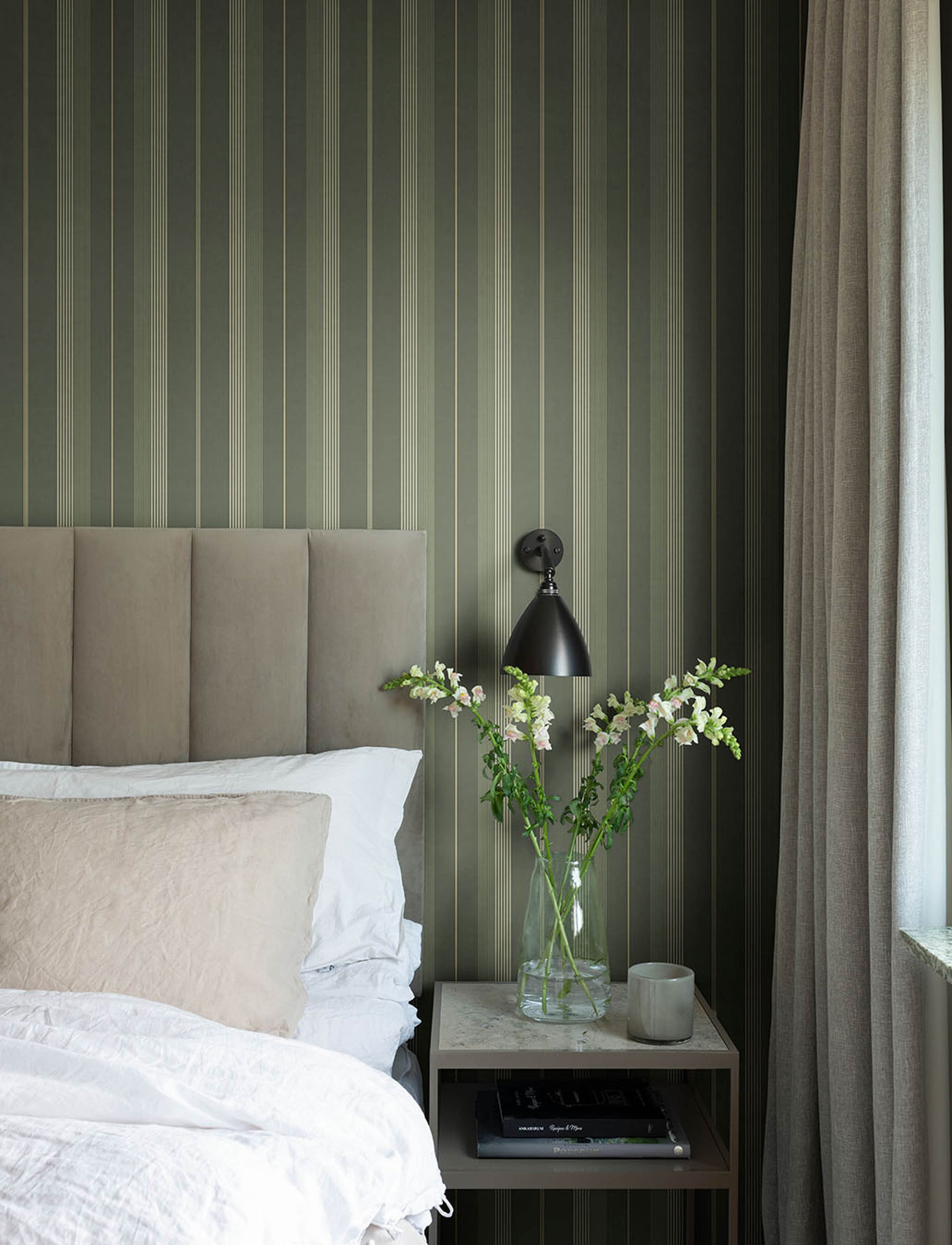 Herrgard wallpaper in evergreen color - pattern number 4201-20121 - by A Street Prints in the Savanna collection