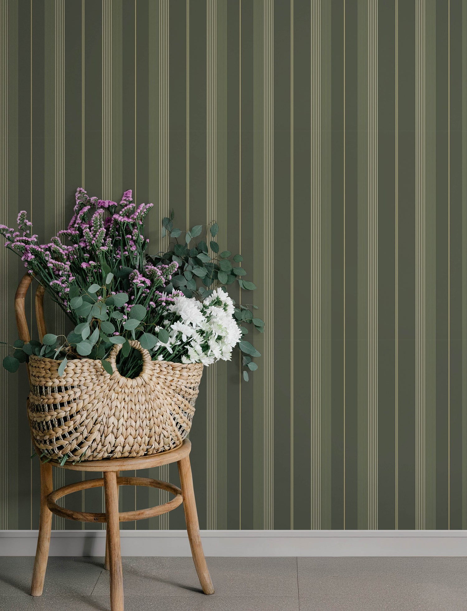 Herrgard wallpaper in evergreen color - pattern number 4201-20121 - by A Street Prints in the Savanna collection