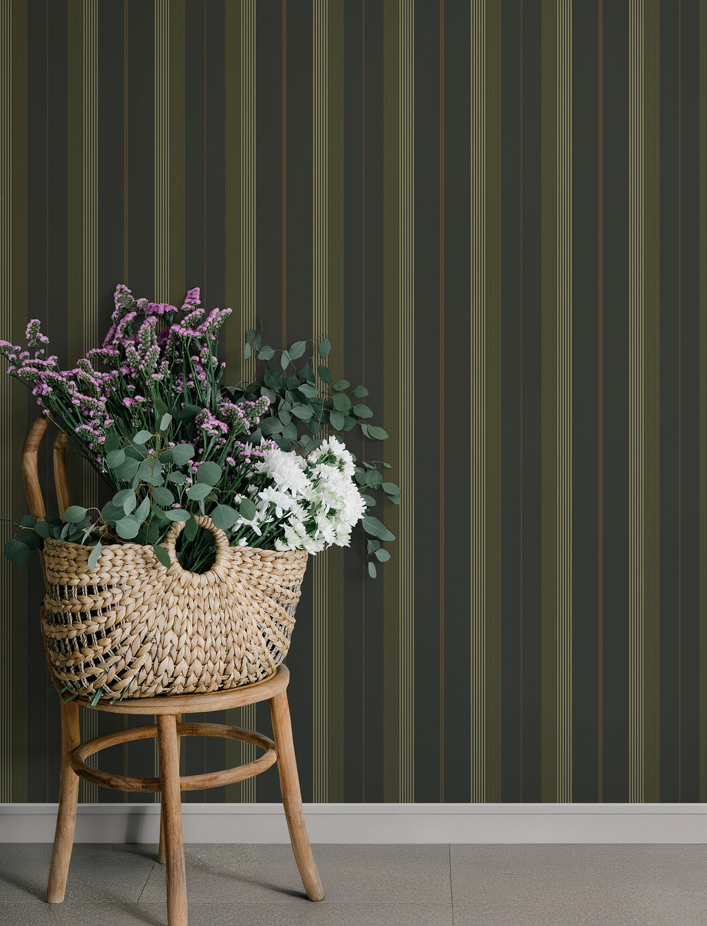 Herrgard Black 4201-20122 Wallpaper by A Street Prints - Wallpapers To Go