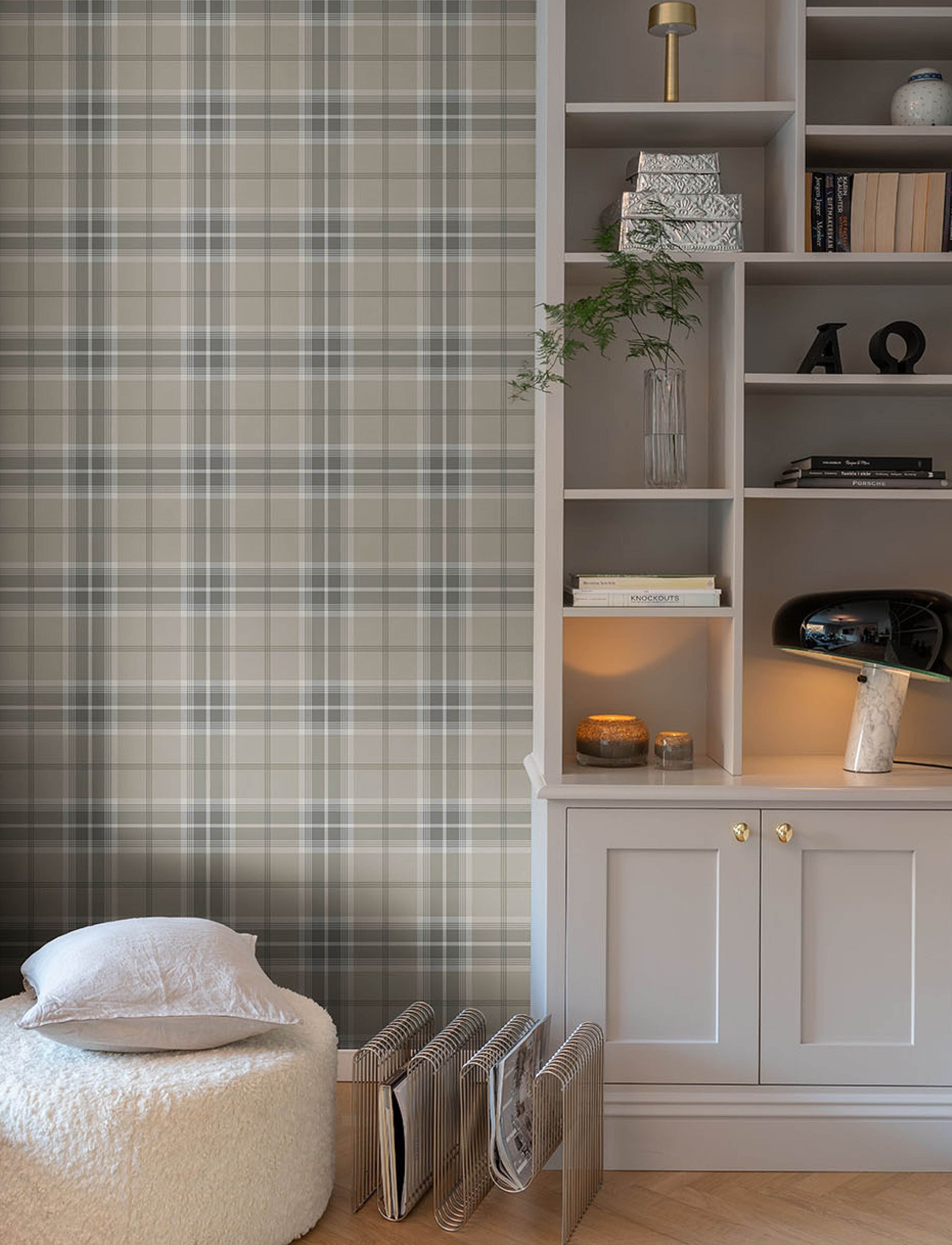 Emma wallpaper in grey color - pattern number 4201-20130 - by A Street Prints in the Savanna collection