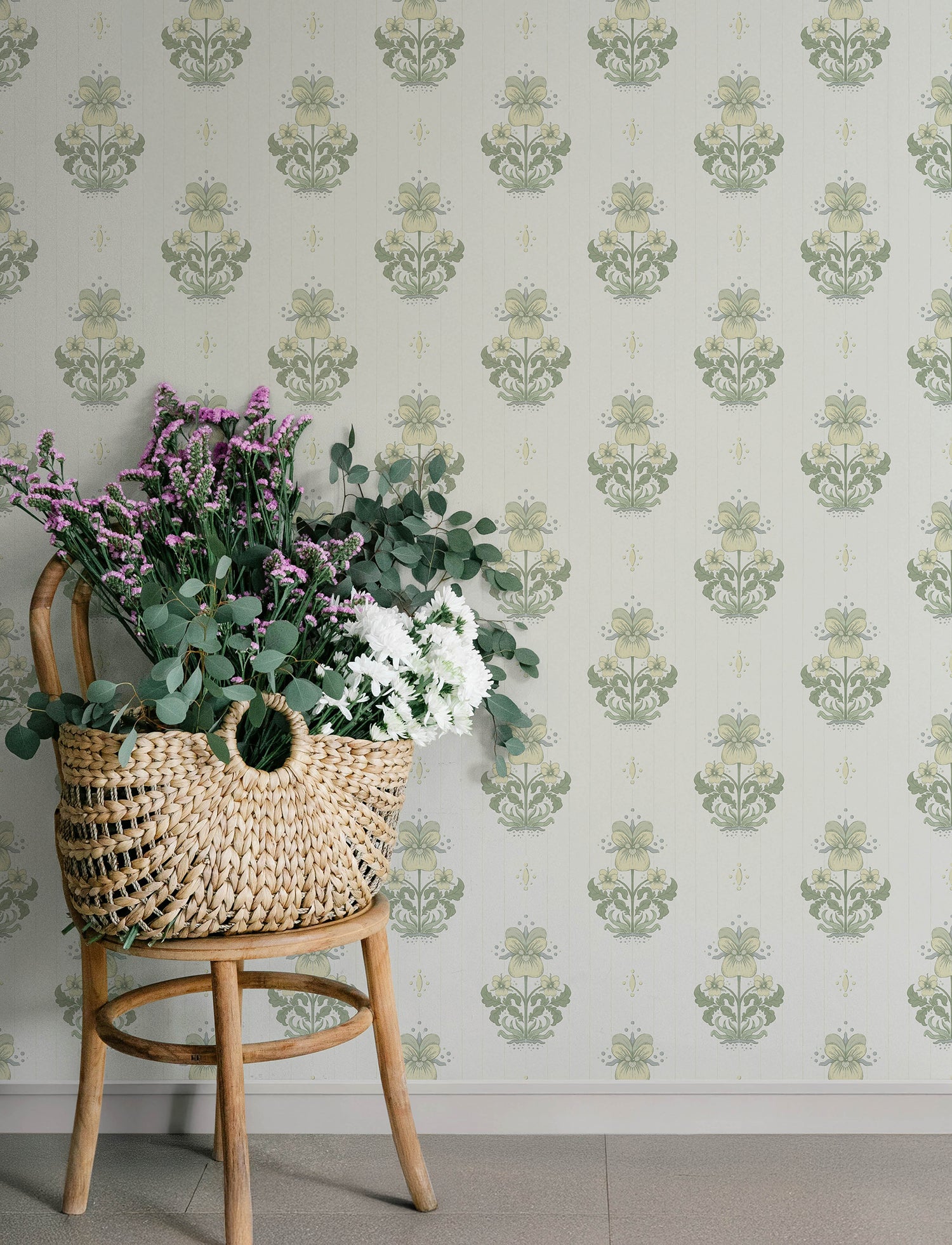 Gullvie wallpaper in white color - pattern number 4201-48005 - by A Street Prints in the Savanna collection