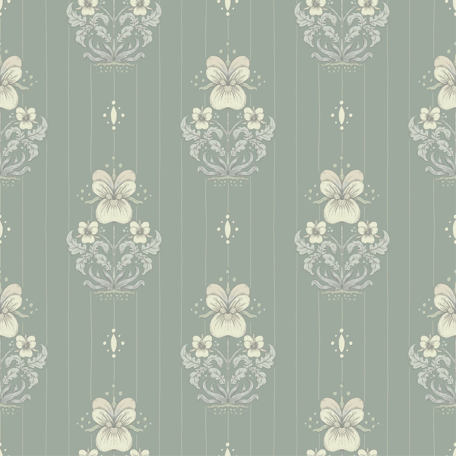 Gullvie wallpaper in seafoam color - pattern number 4201-48007 - by A Street Prints in the Savanna collection