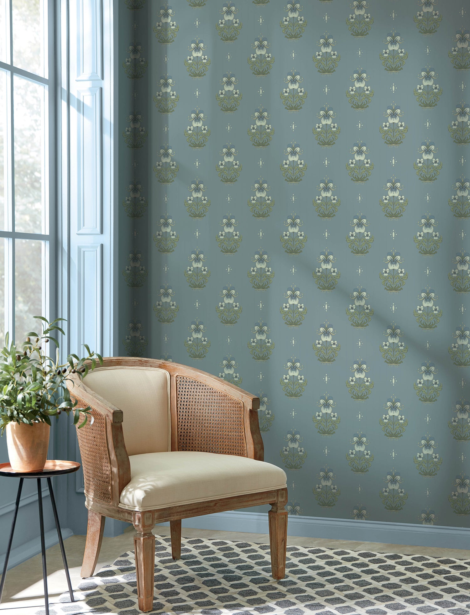Gullvie wallpaper in light blue color - pattern number 4201-48008 - by A Street Prints in the Savanna collection