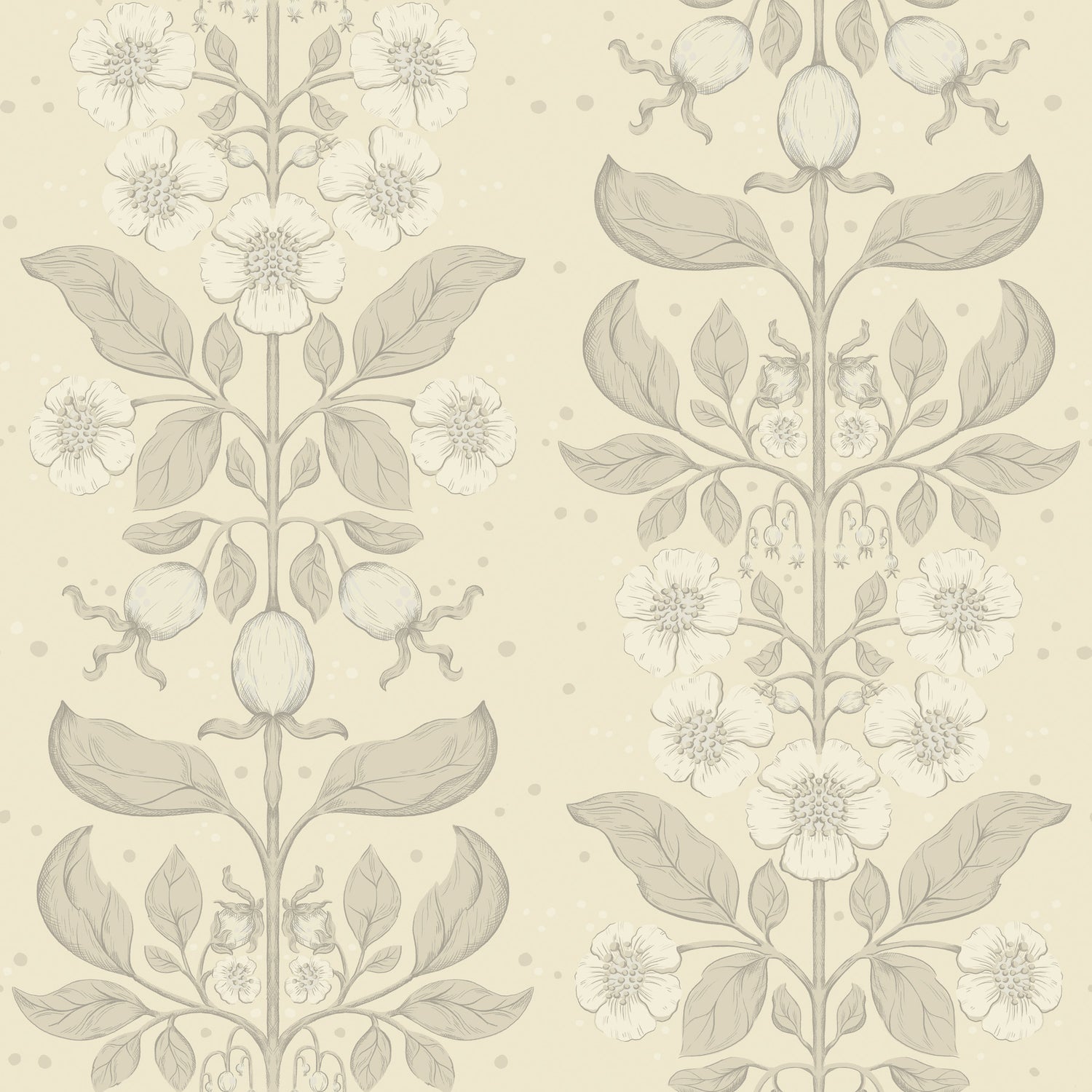 Rosa wallpaper in cream color - pattern number 4201-48009 - by A Street Prints in the Savanna collection
