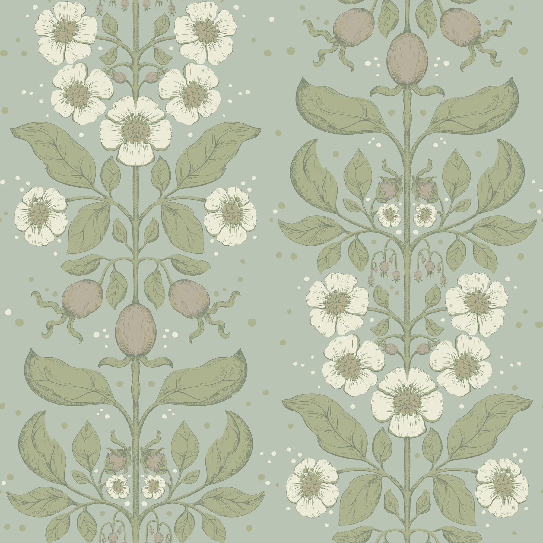 Rosa wallpaper in sky blue color - pattern number 4201-48011 - by A Street Prints in the Savanna collection