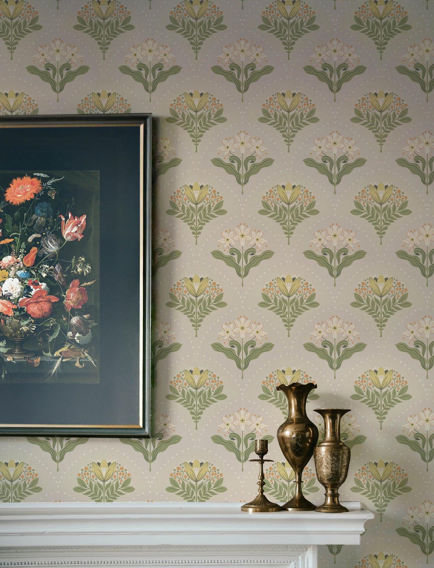 Maj wallpaper in light grey color - pattern number 4201-48014 - by A Street Prints in the Savanna collection