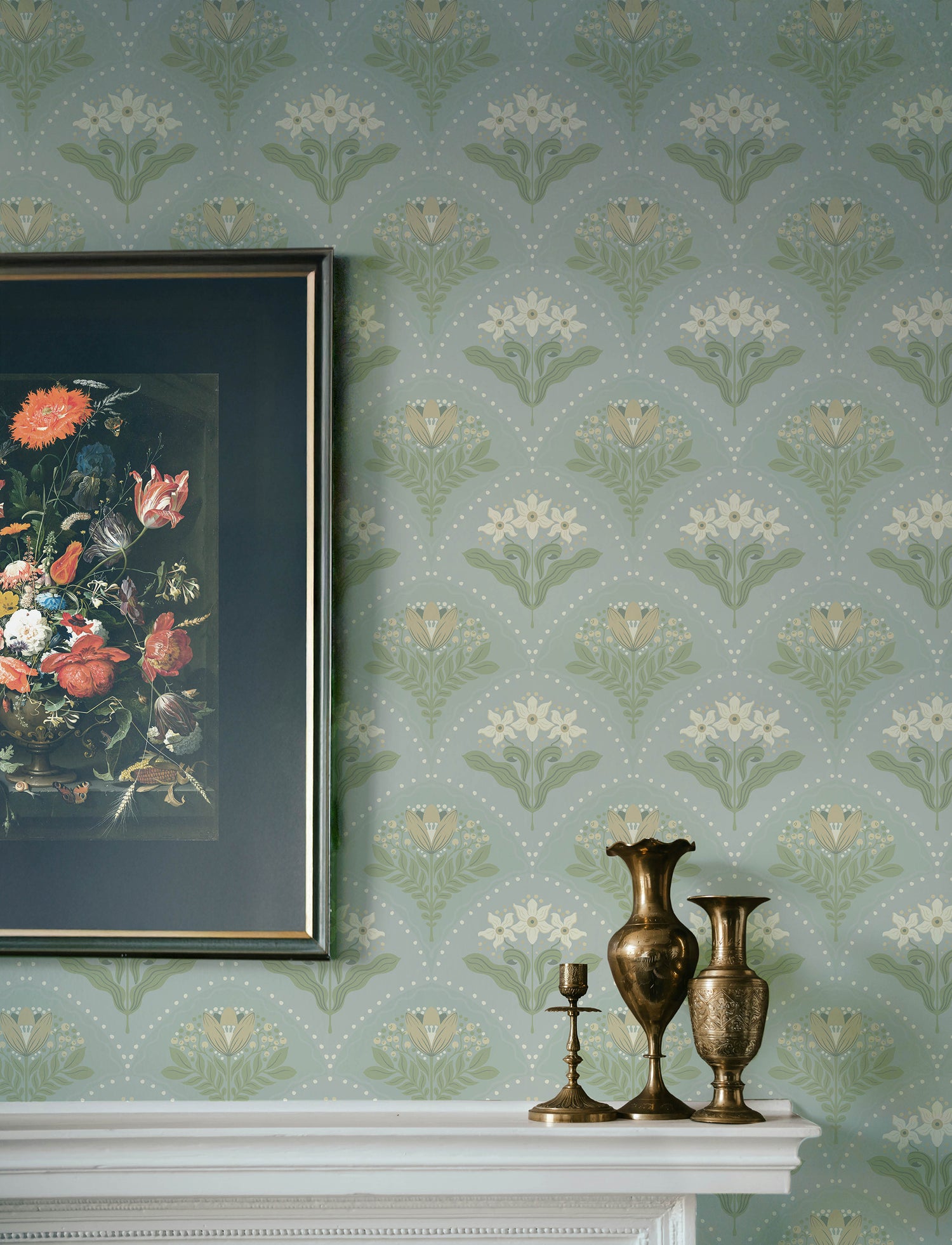 Maj wallpaper in sky blue color - pattern number 4201-48016 - by A Street Prints in the Savanna collection