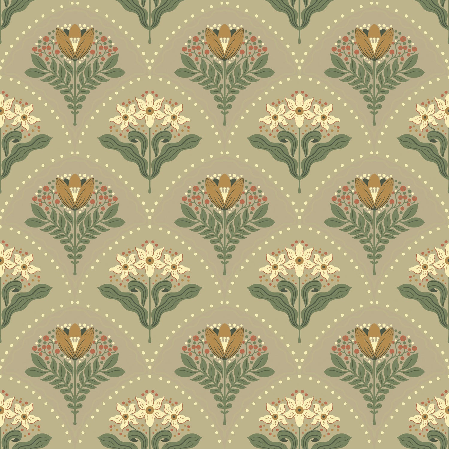 Maj wallpaper in taupe color - pattern number 4201-48017 - by A Street Prints in the Savanna collection