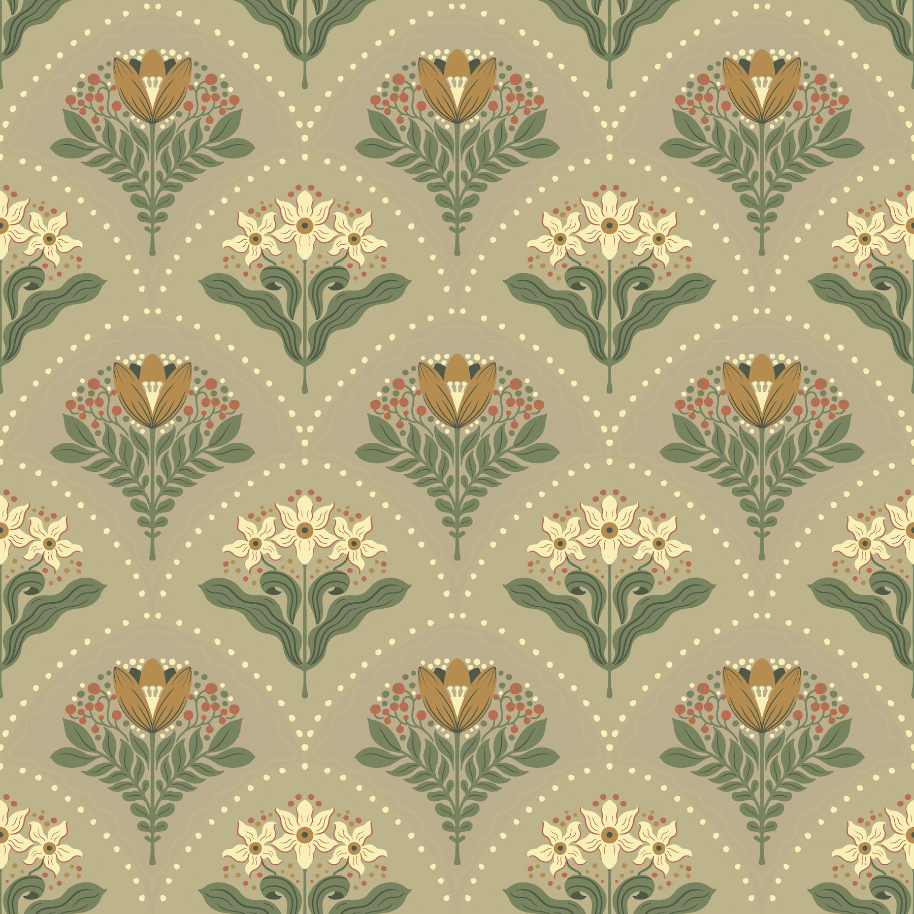 Maj wallpaper in taupe color - pattern number 4201-48017 - by A Street Prints in the Savanna collection