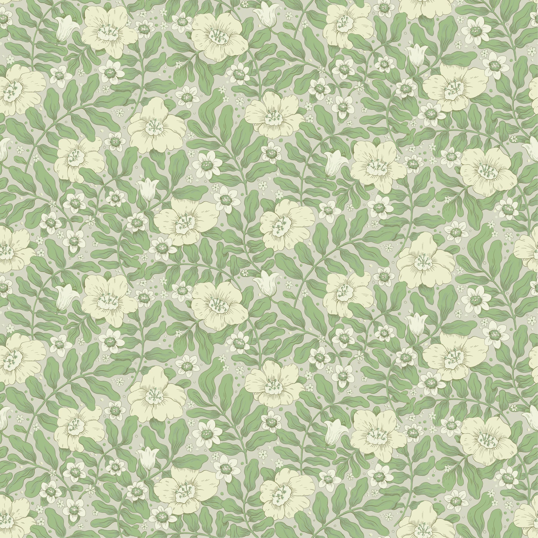 Maggan wallpaper in jade color - pattern number 4201-48021 - by A Street Prints in the Savanna collection