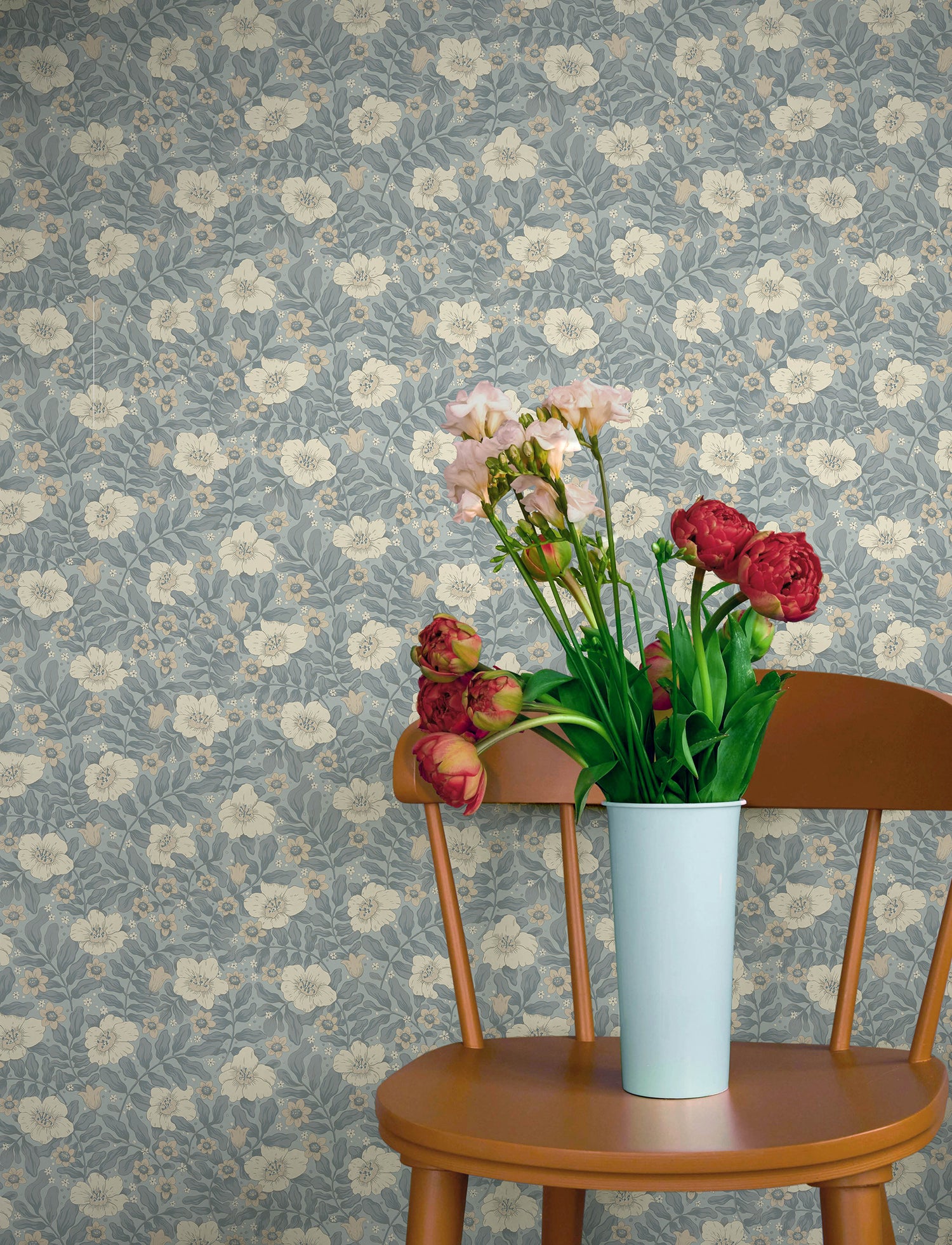 Maggan wallpaper in blue color - pattern number 4201-48023 - by A Street Prints in the Savanna collection
