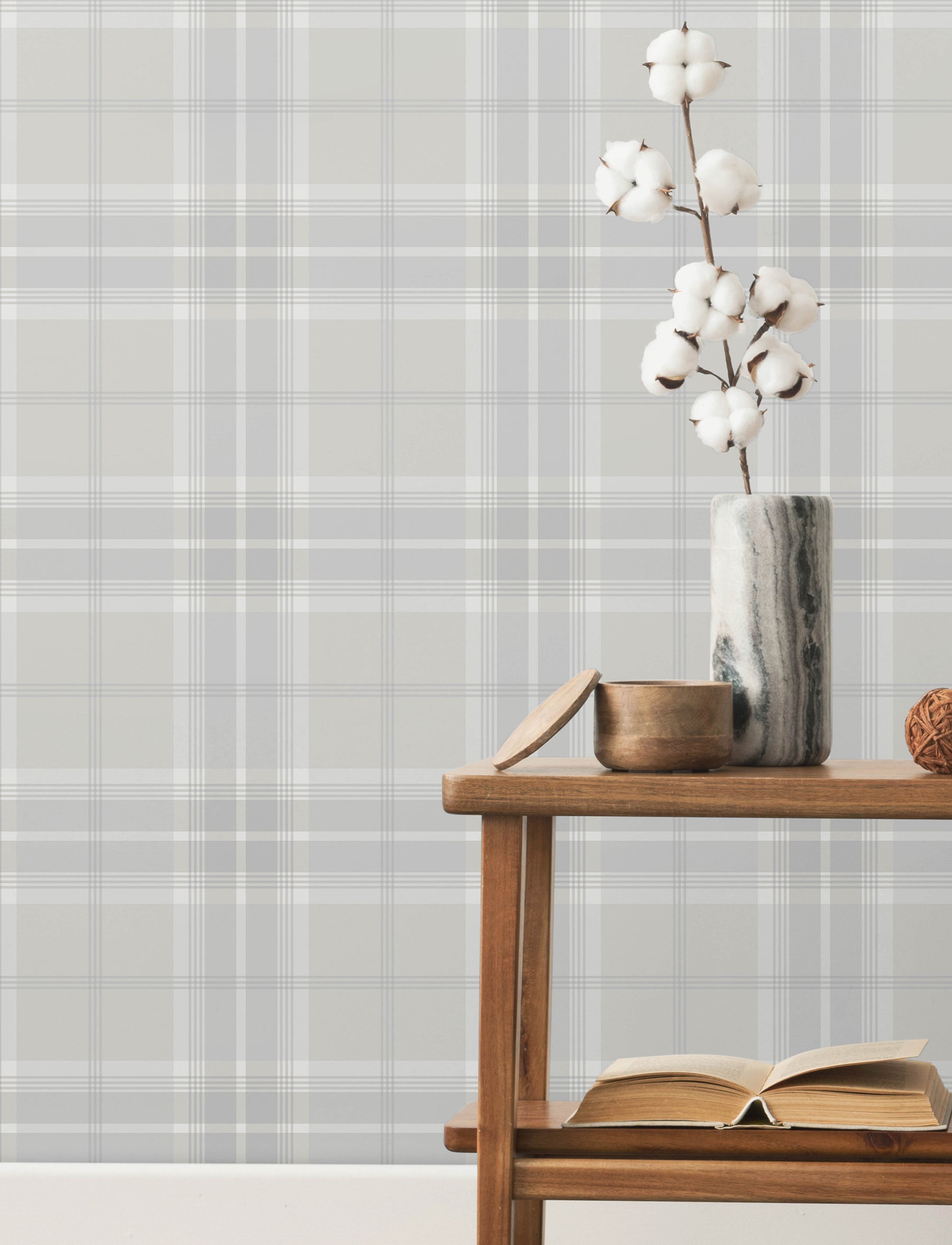 Emma wallpaper in dove color - pattern number 4201-92123 - by A Street Prints in the Savanna collection