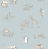 Safari Babies wallpaper in blue color - pattern number 4203-27551 - by Advantage in the A World of Imagination collection