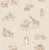Safari Babies wallpaper in beige color - pattern number 4203-27553 - by Advantage in the A World of Imagination collection