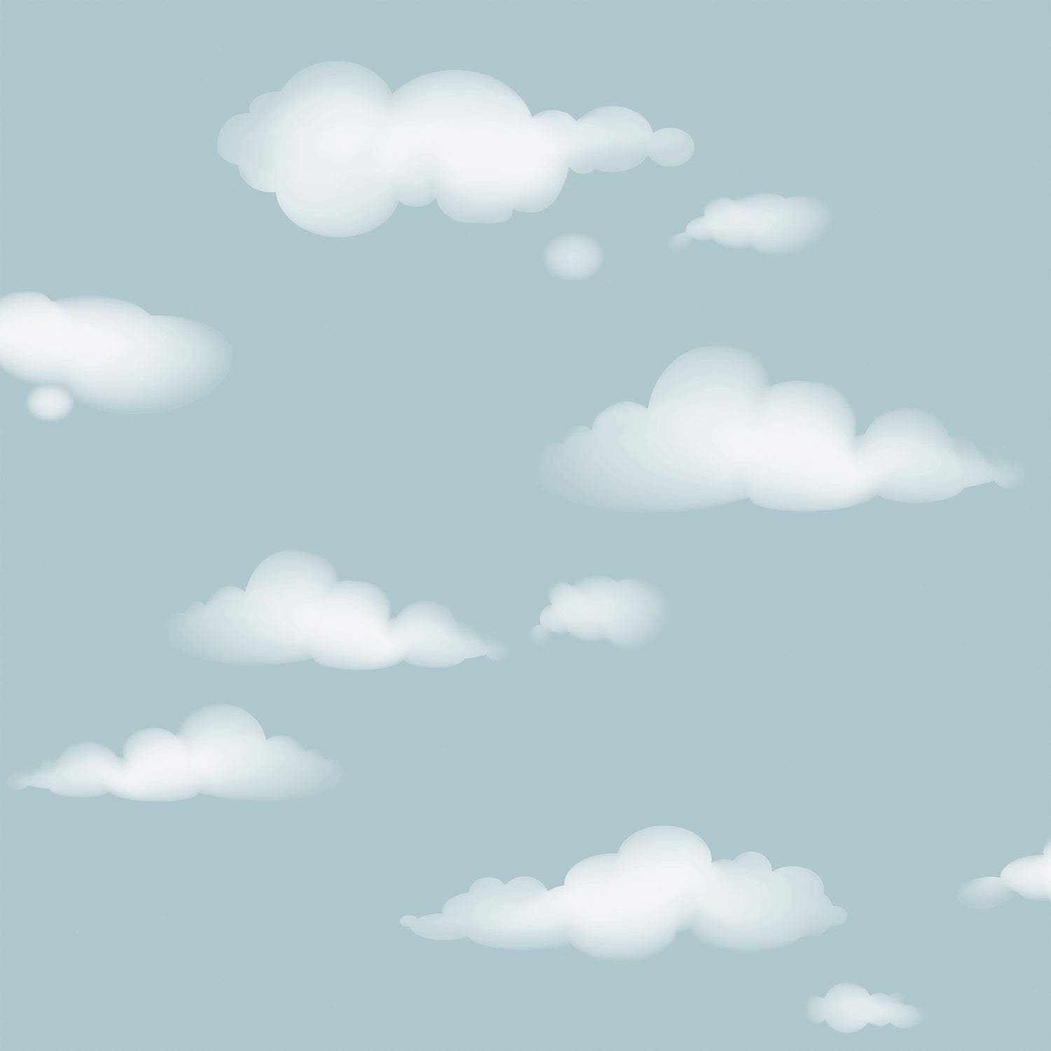 Cloudy Sky wallpaper in blue color - pattern number 4203-27568 - by Advantage in the A World of Imagination collection