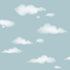 Cloudy Sky wallpaper in blue color - pattern number 4203-27568 - by Advantage in the A World of Imagination collection