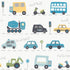 Road Traffic wallpaper in blue color - pattern number 4203-27594 - by Advantage in the A World of Imagination collection