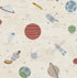 Space Adventure wallpaper in beige color - pattern number 4203-27596 - by Advantage in the A World of Imagination collection