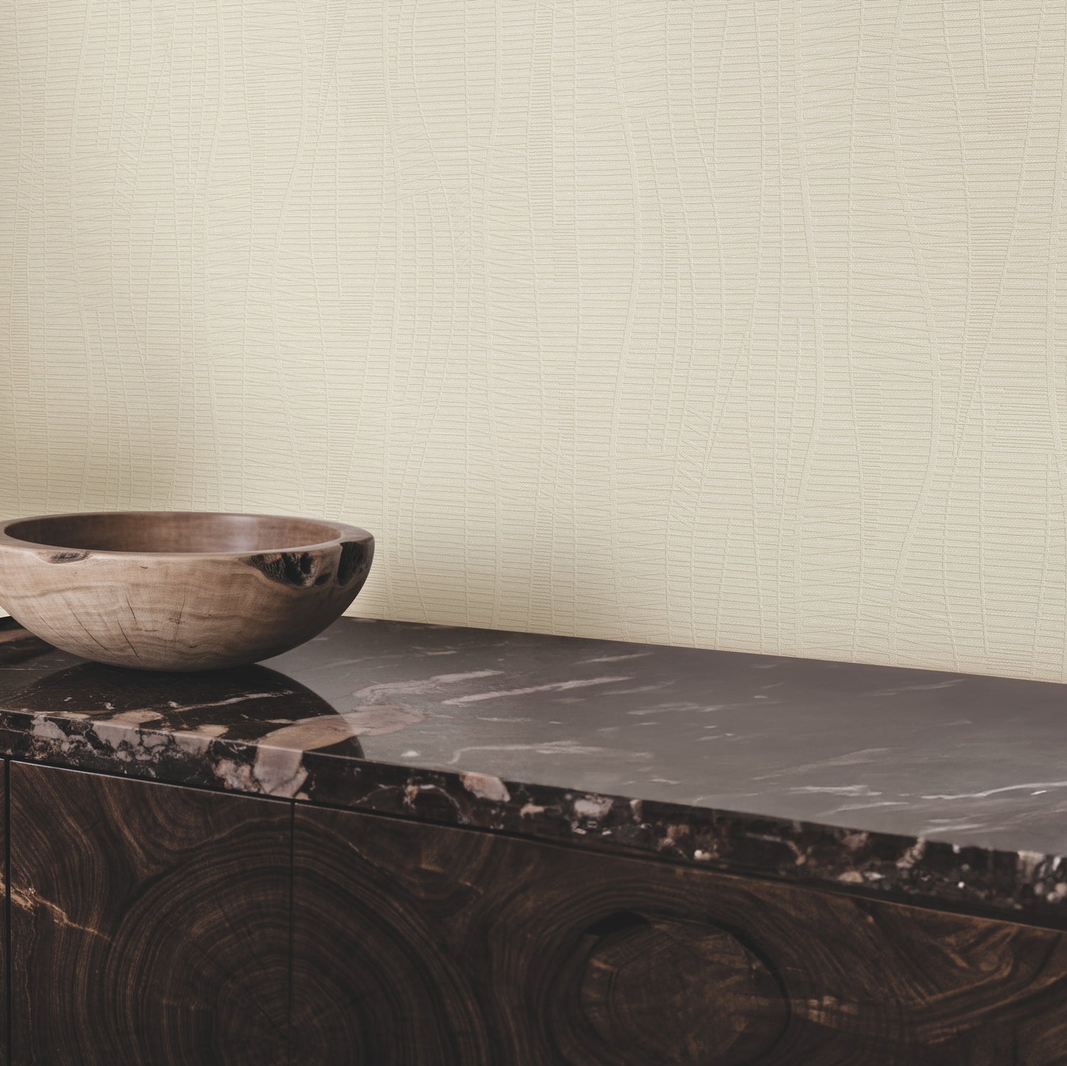Amir wallpaper in beige color - pattern number 4207-5443 - by Warner in the Textures and Wovens Resource collection