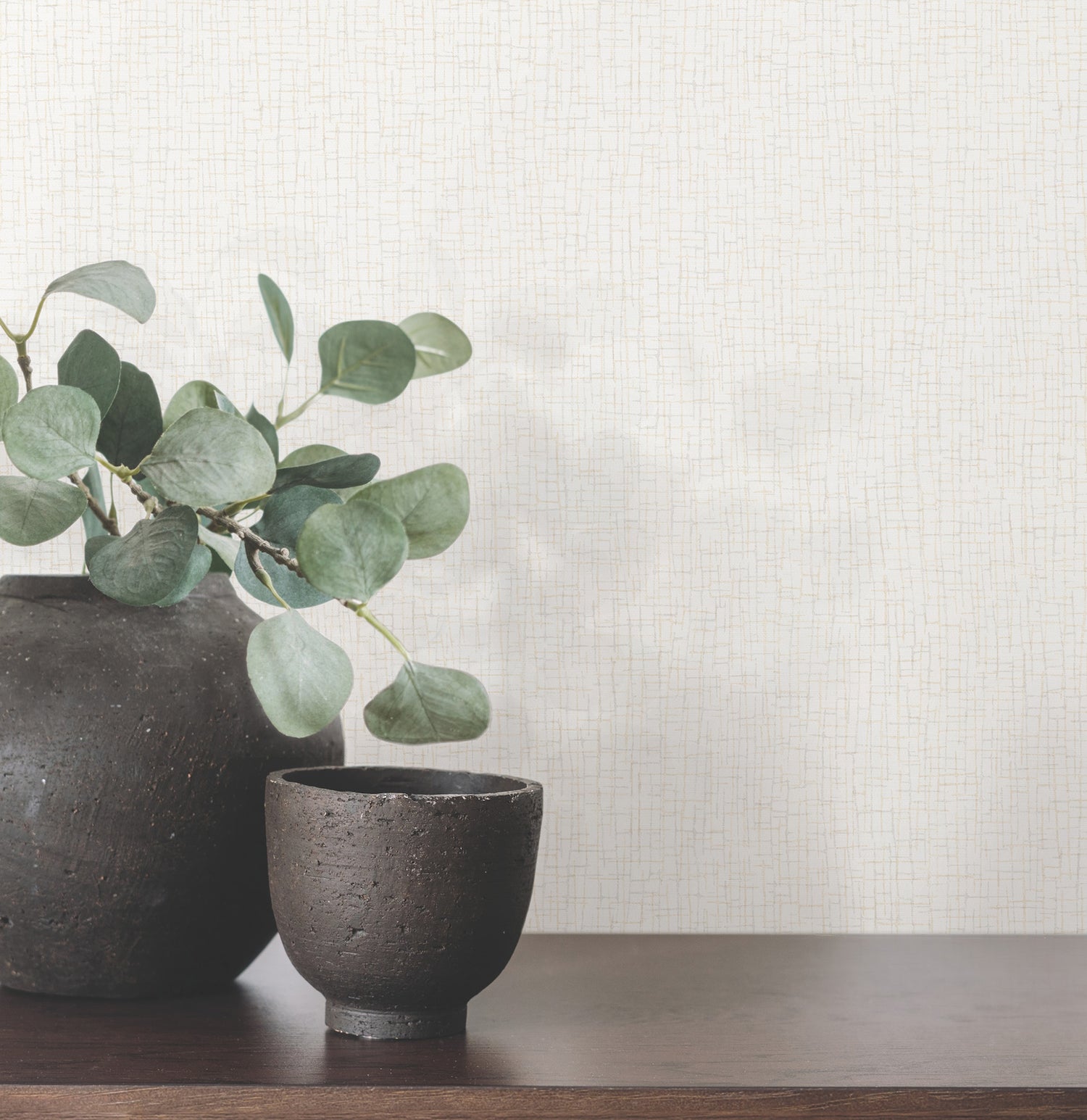 Aden wallpaper in white color - pattern number 4207-5449 - by Warner in the Textures and Wovens Resource collection