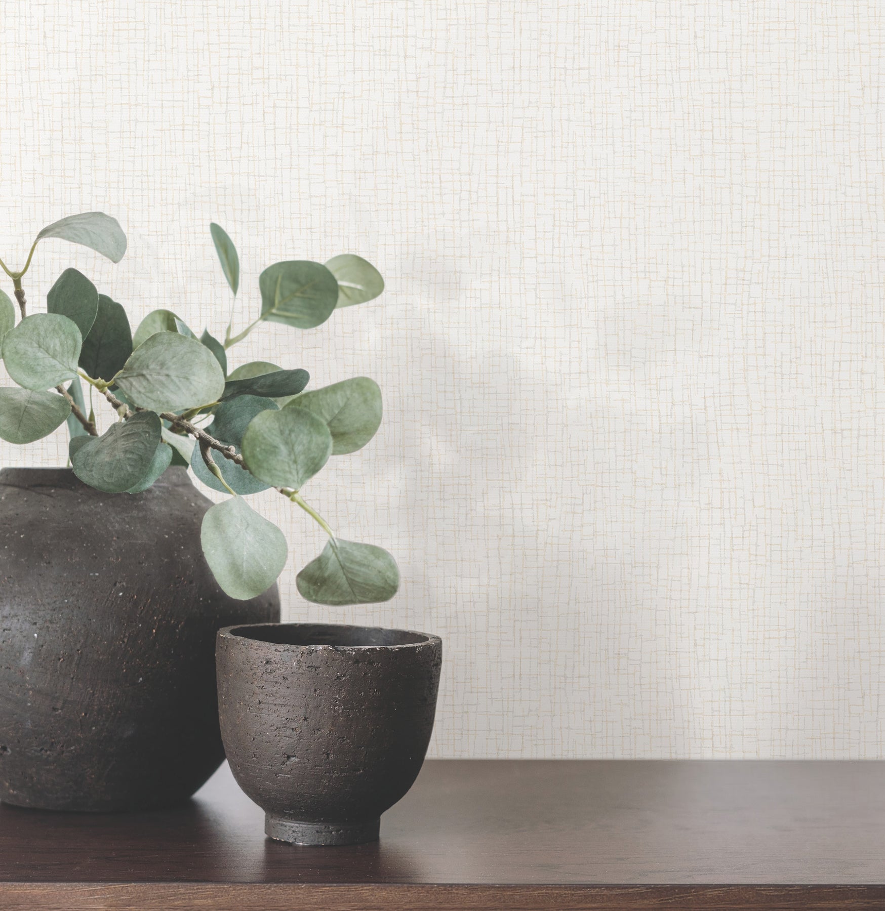 Aden wallpaper in white color - pattern number 4207-5449 - by Warner in the Textures and Wovens Resource collection