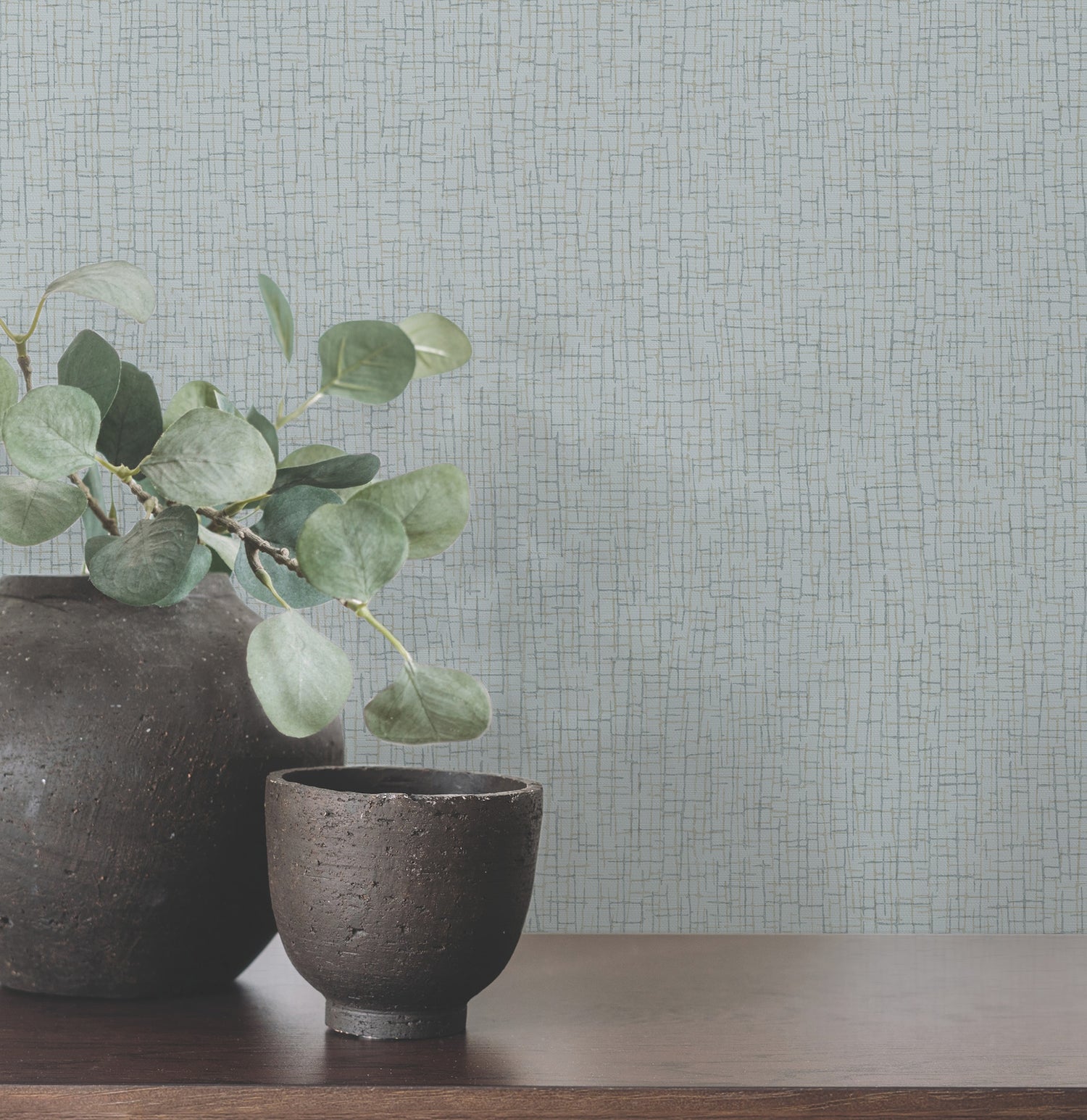 Aden wallpaper in light blue color - pattern number 4207-5452 - by Warner in the Textures and Wovens Resource collection
