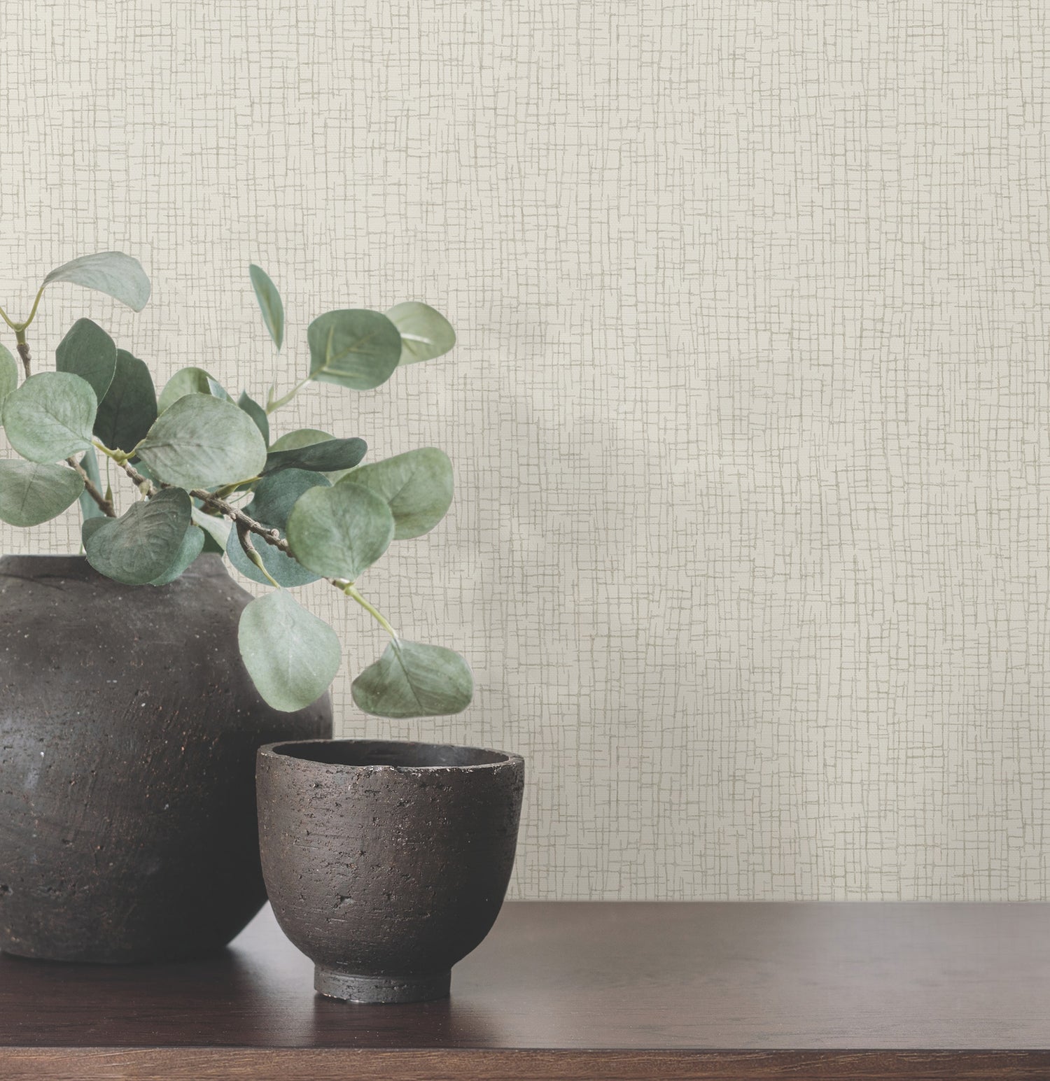 Aden wallpaper in beige color - pattern number 4207-5454 - by Warner in the Textures and Wovens Resource collection