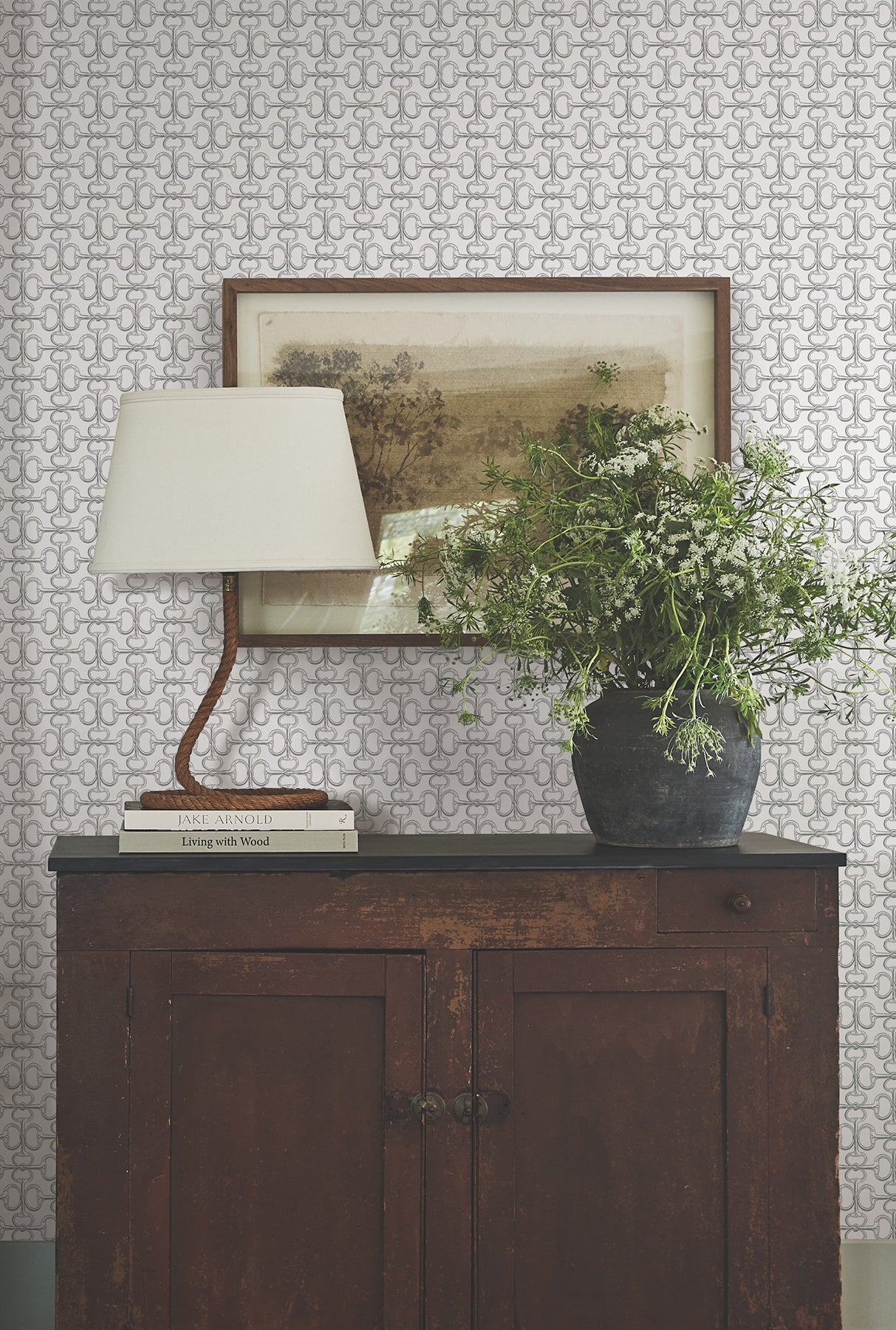 Polo Wallpaper in white color - pattern number 4211-83507 - by Ronald Redding in the Private Reserve collection