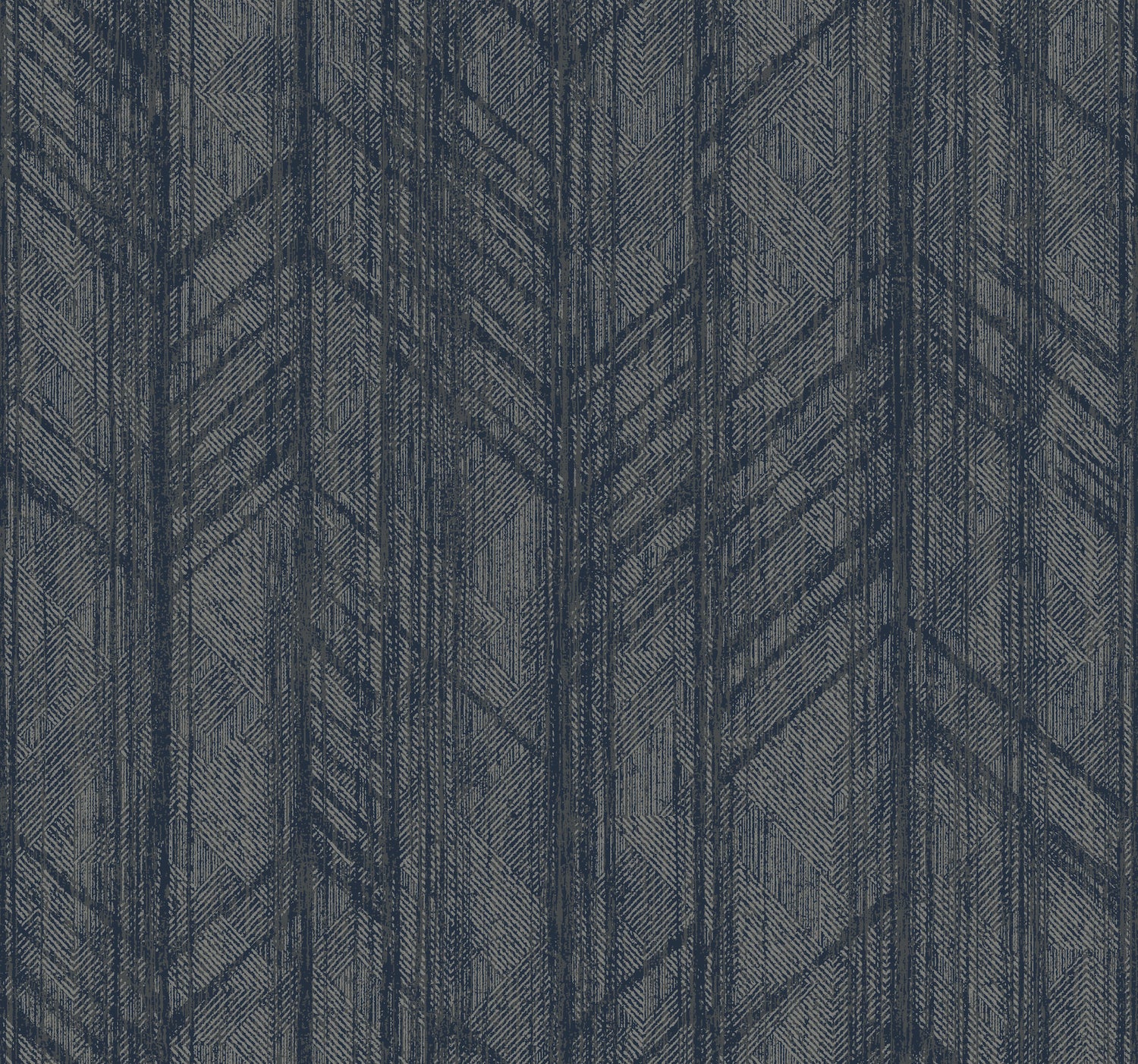 Winthrop Wallpaper in navy color - pattern number 4211-83523 - by Ronald Redding in the Private Reserve collection