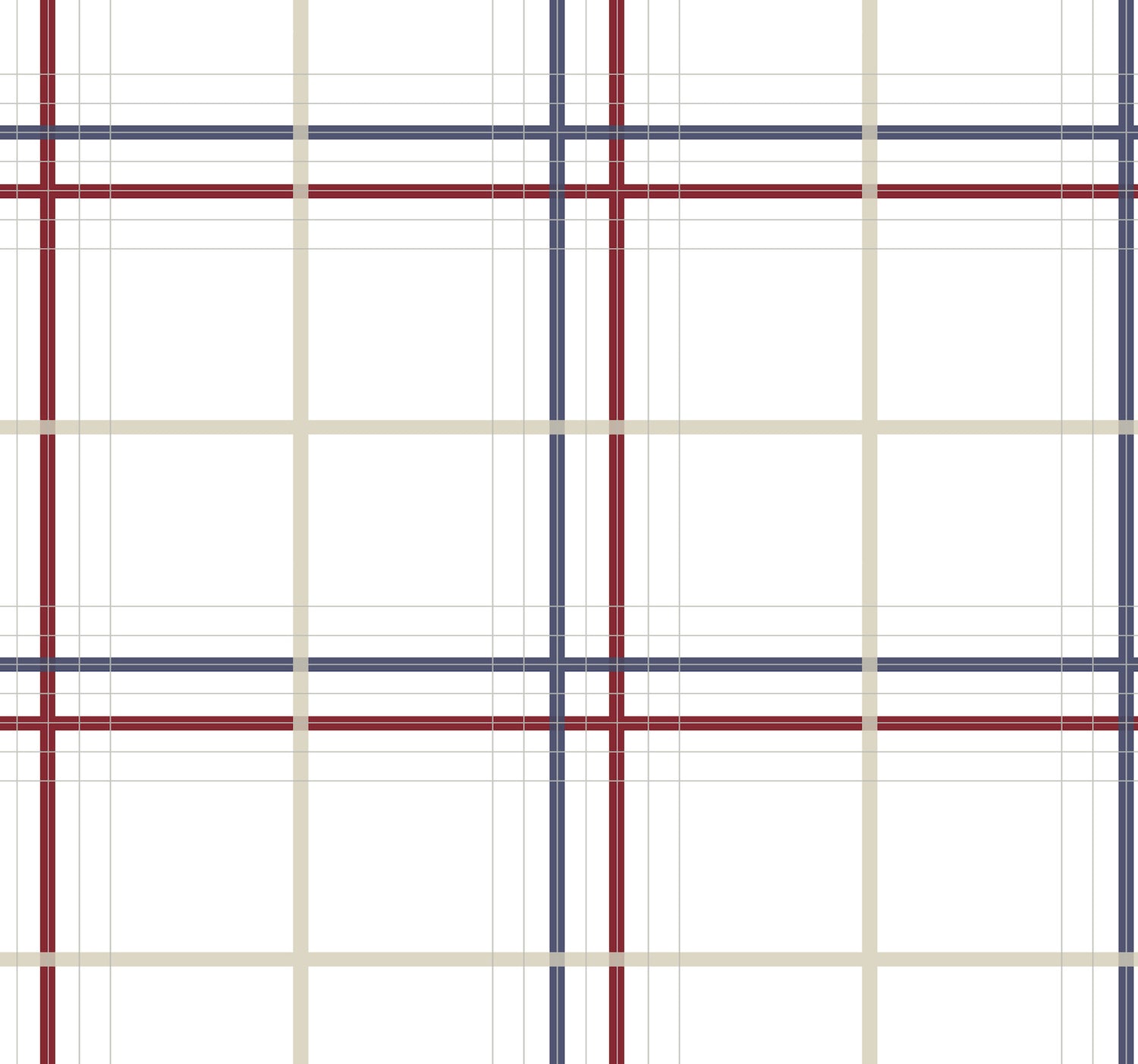 Lakeside Plaid Wallpaper in red color - pattern number 4211-83531 - by Ronald Redding in the Private Reserve collection