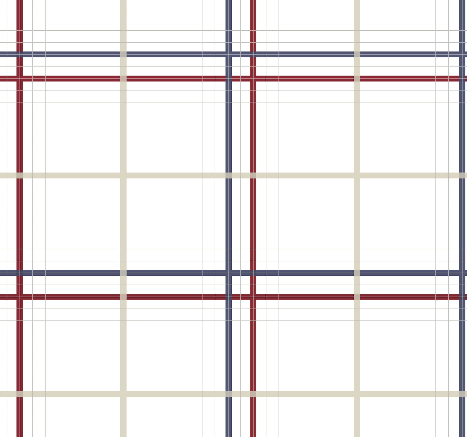 Lakeside Plaid Wallpaper in red color - pattern number 4211-83531 - by Ronald Redding in the Private Reserve collection