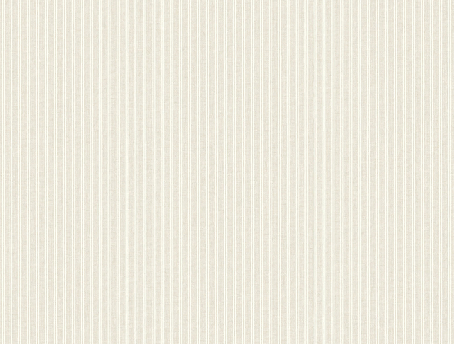 Ticking Stripe Wallpaper in beige color - pattern number 4211-83540 - by Ronald Redding in the Private Reserve collection