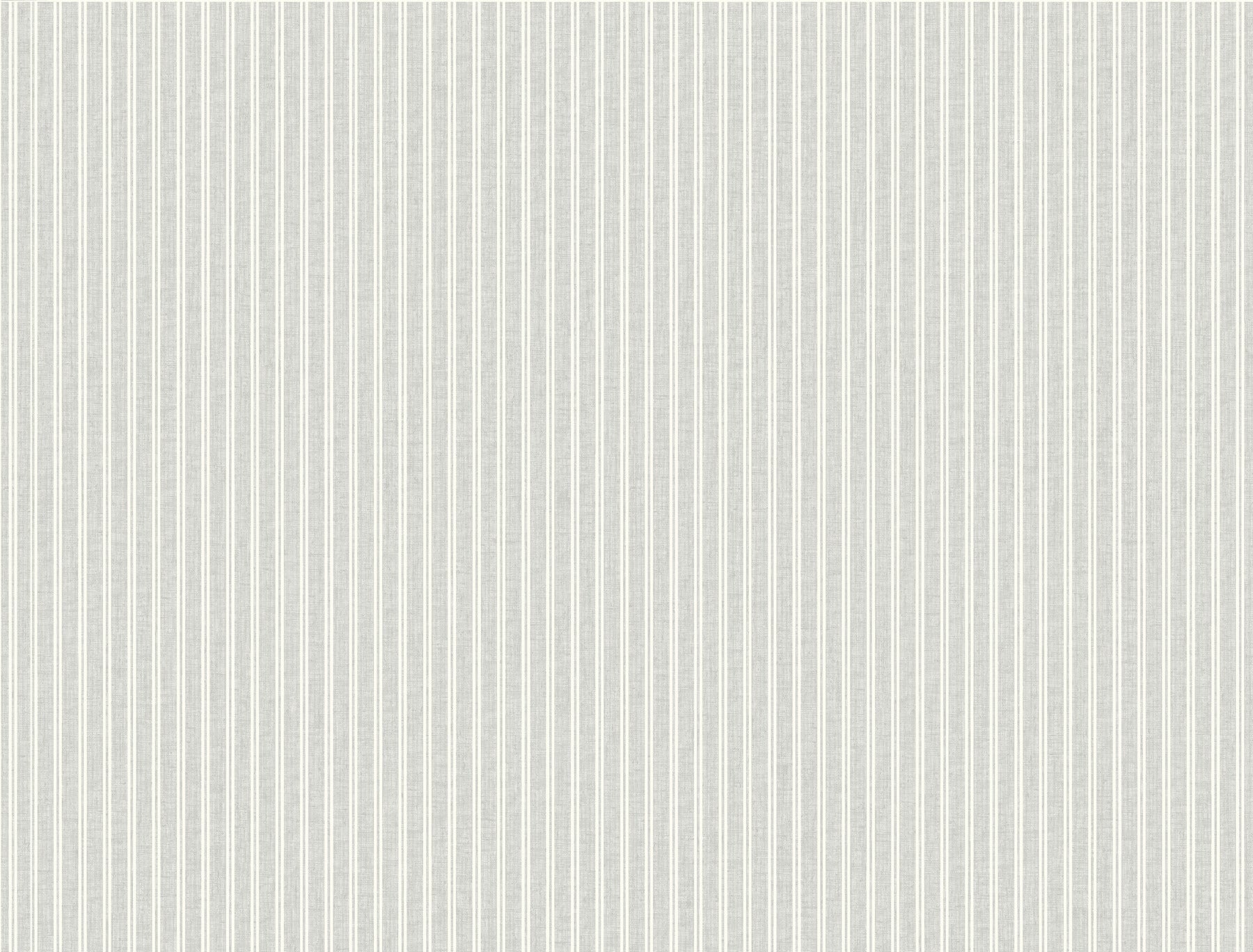 Ticking Stripe Wallpaper in grey color - pattern number 4211-83541 - by Ronald Redding in the Private Reserve collection