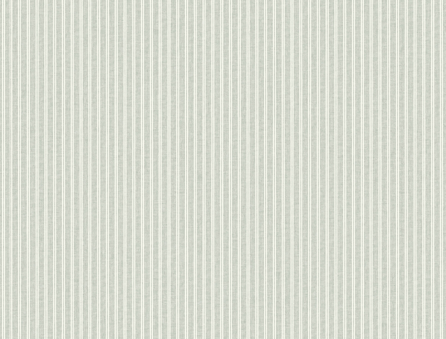 Ticking Stripe Wallpaper in sage color - pattern number 4211-83543 - by Ronald Redding in the Private Reserve collection