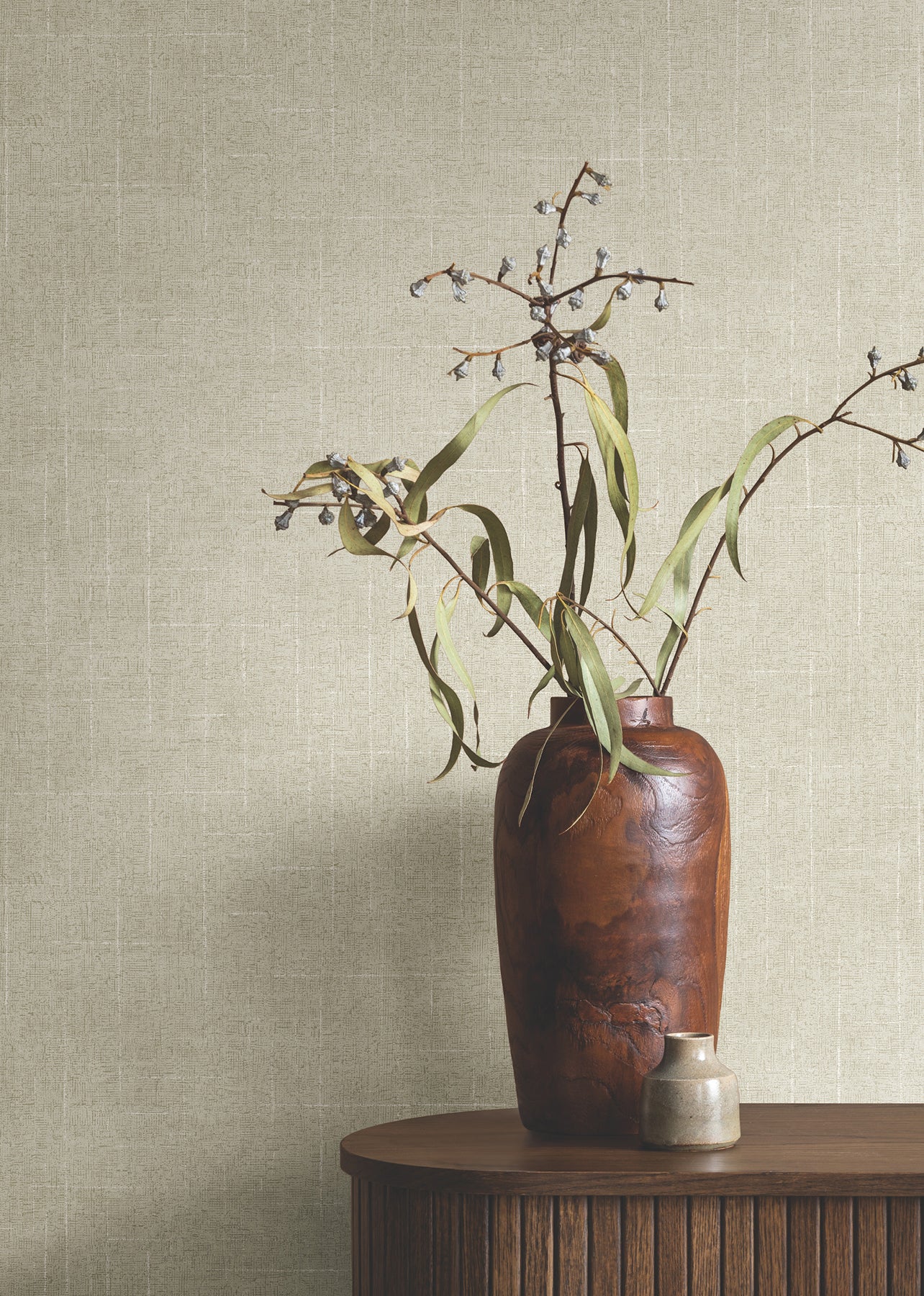 Saratoga Wallpaper in beige color - pattern number 4211-83551 - by Ronald Redding in the Private Reserve collection