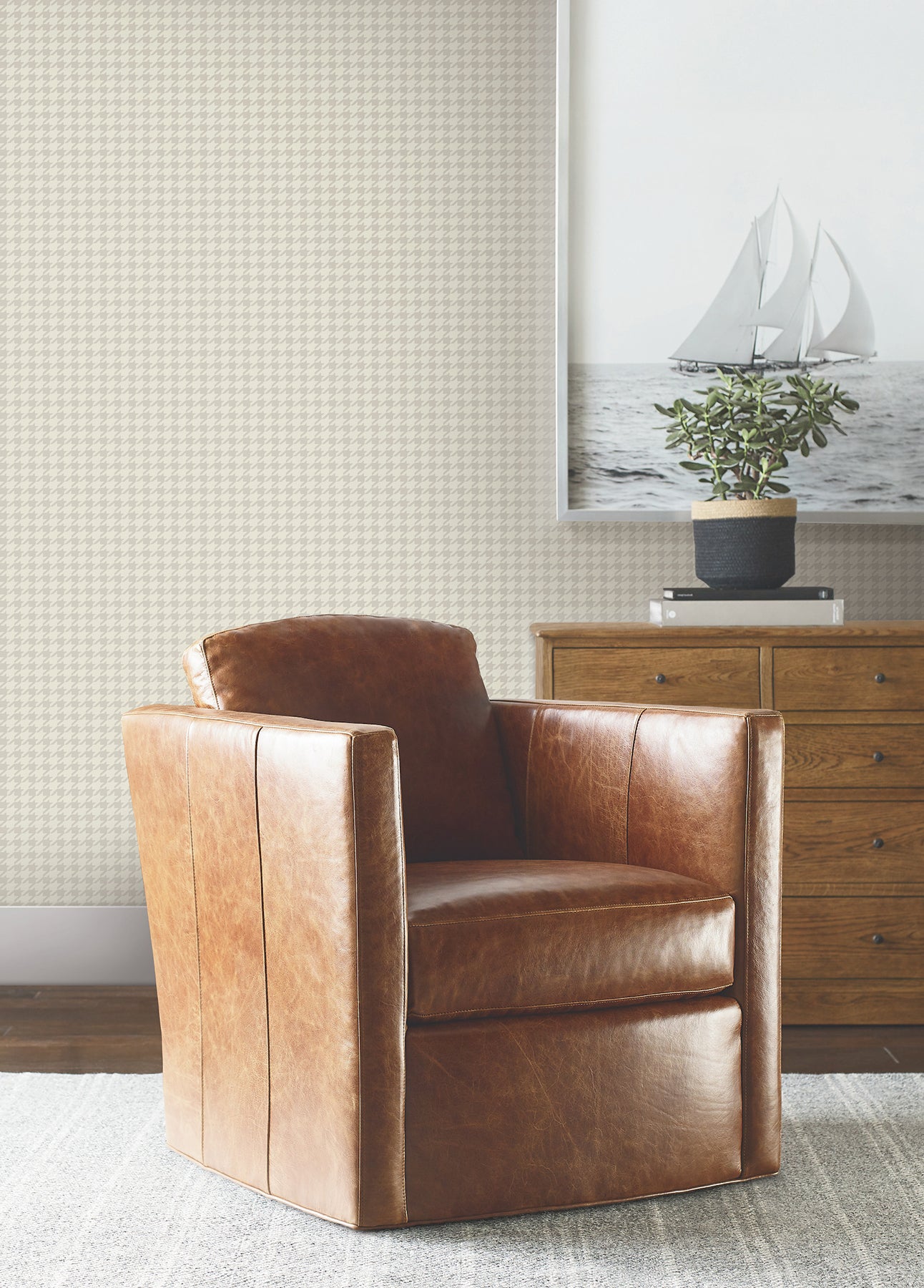 Watson Wallpaper in light grey color - pattern number 4211-83562 - by Ronald Redding in the Private Reserve collection