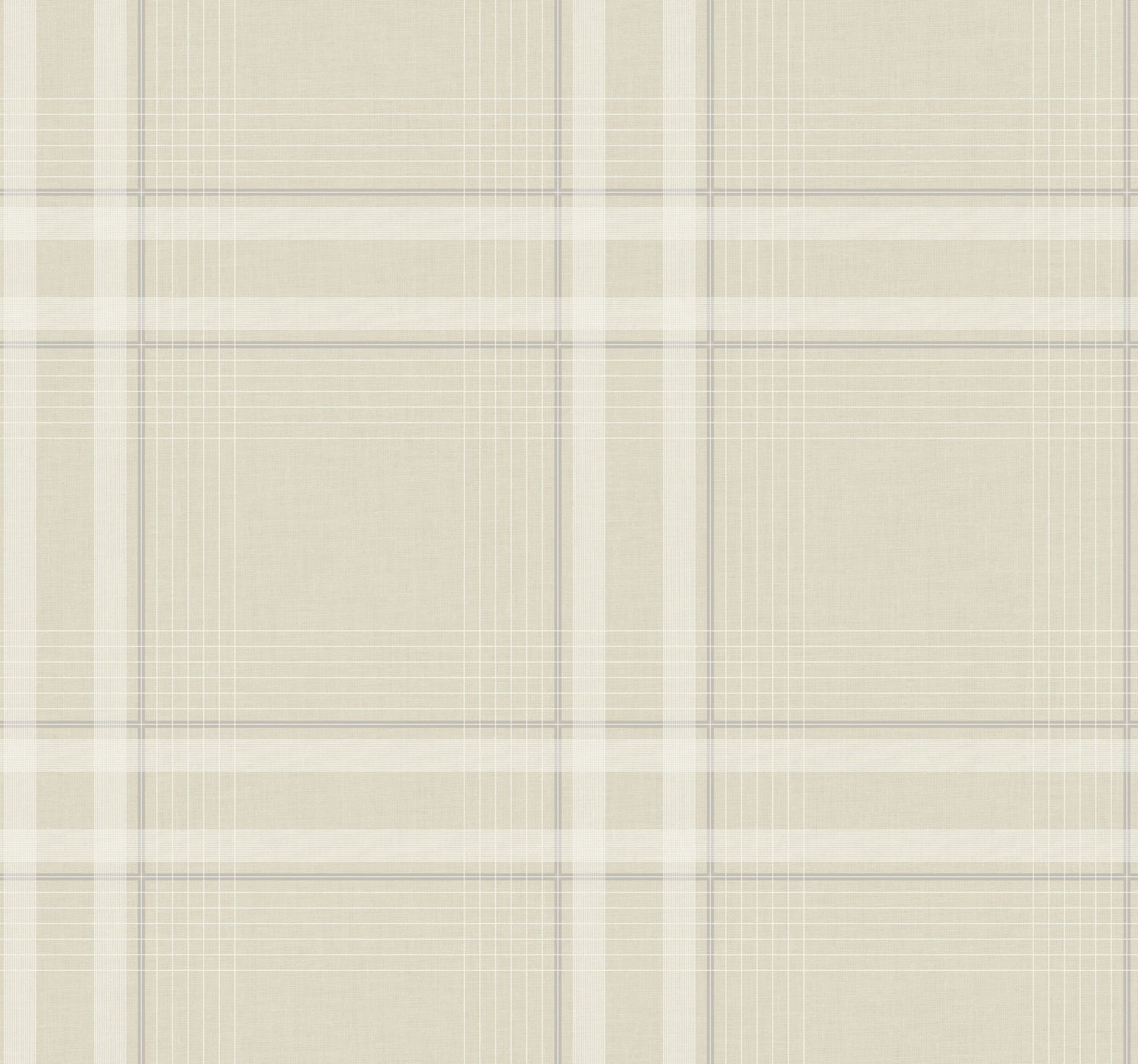 Country Club Plaid Wallpaper in beige color - pattern number 4211-83566 - by Ronald Redding in the Private Reserve collection