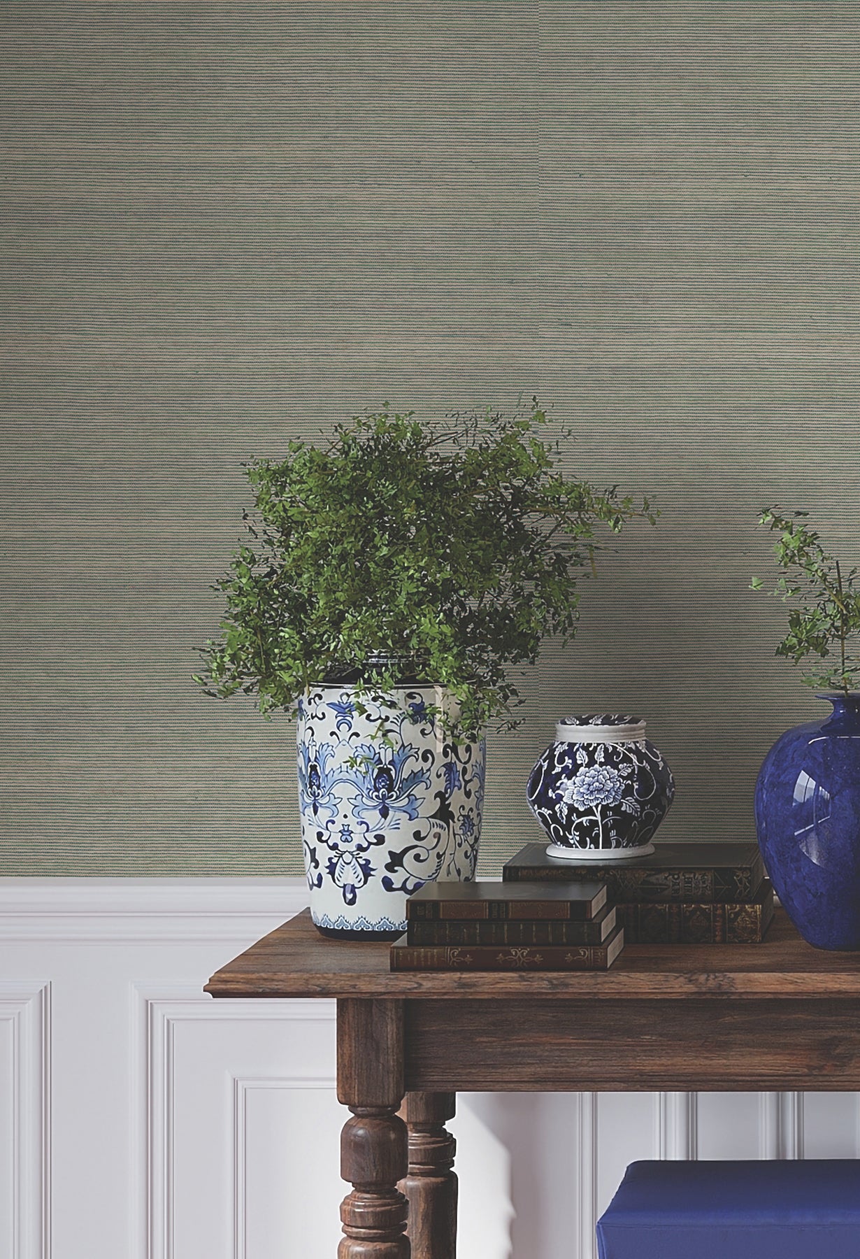Warwick Wallpaper in beige color - pattern number 4211-83574 - by Ronald Redding in the Private Reserve collection