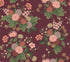 Dahlia Wallpaper in Burgundy color - pattern number 4212-84363 - by Rifle Paper Co in the Rifle Paper Co Fourth Edition collection