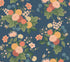 Dahlia Wallpaper in Navy color - pattern number 4212-84364 - by Rifle Paper Co in the Rifle Paper Co Fourth Edition collection