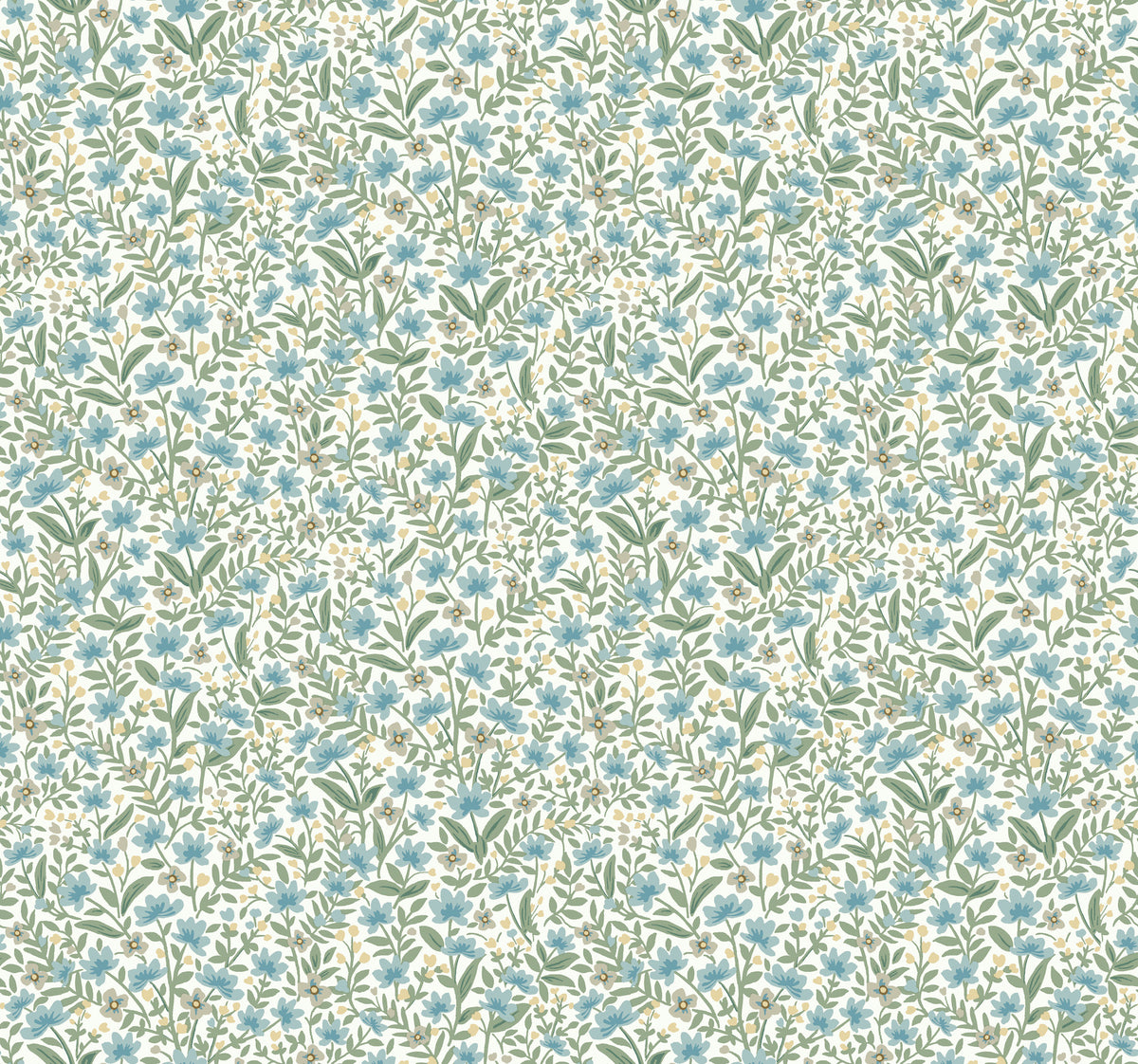 Sylvie Wallpaper in Blue color - pattern number 4212-84367 - by Rifle Paper Co in the Rifle Paper Co Fourth Edition collection