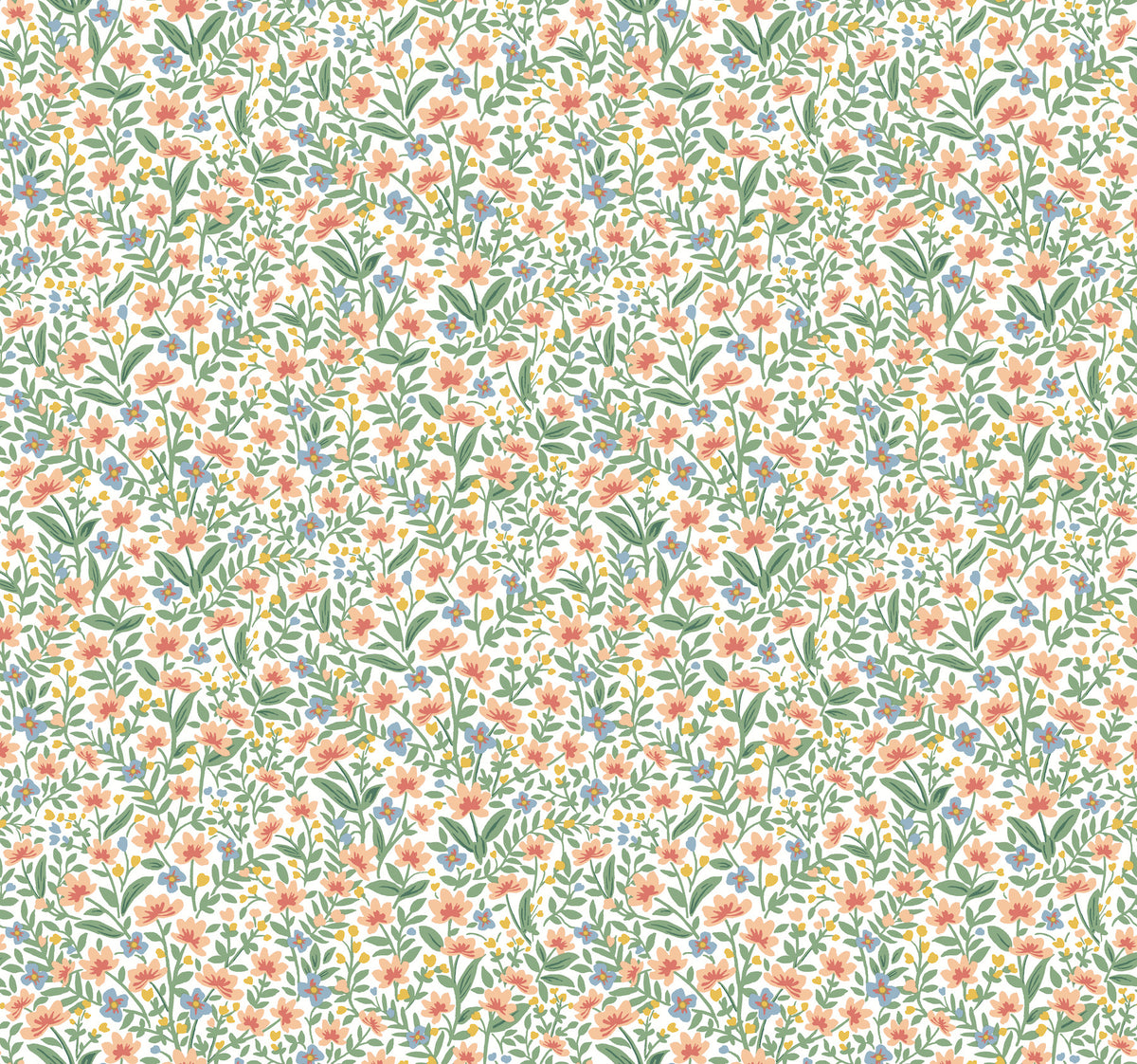 Sylvie Wallpaper in Rose Multi color - pattern number 4212-84370 - by Rifle Paper Co in the Rifle Paper Co Fourth Edition collection
