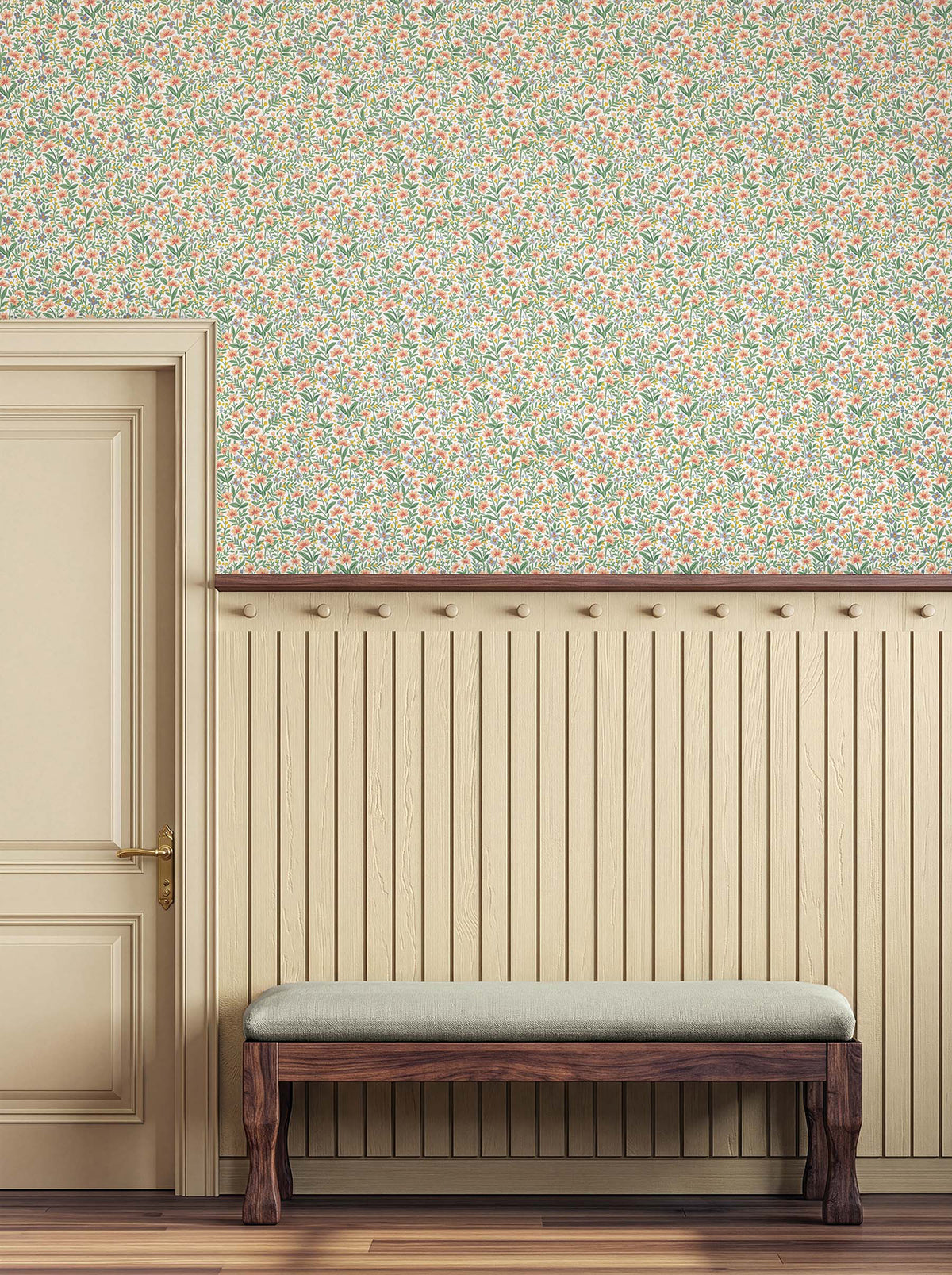 Sylvie Wallpaper in Rose Multi color - pattern number 4212-84370 - by Rifle Paper Co in the Rifle Paper Co Fourth Edition collection