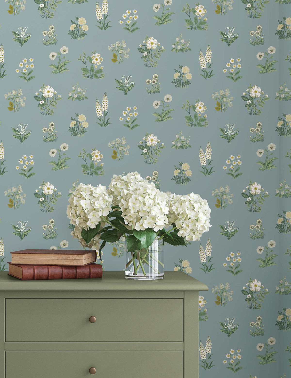 Botanical Wallpaper in Slate color - pattern number 4212-84373 - by Rifle Paper Co in the Rifle Paper Co Fourth Edition collection
