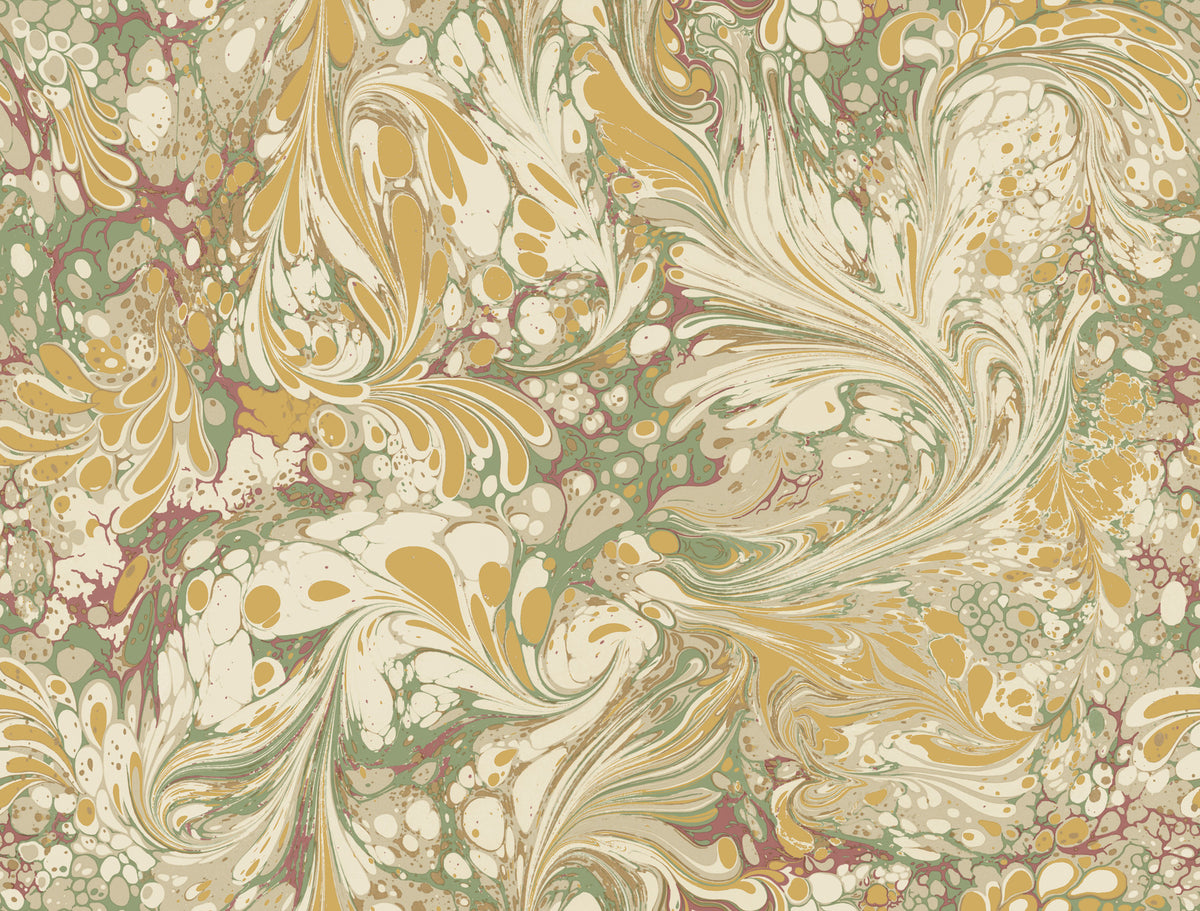 Florence Wallpaper in Gold color - pattern number 4212-84379 - by Rifle Paper Co in the Rifle Paper Co Fourth Edition collection